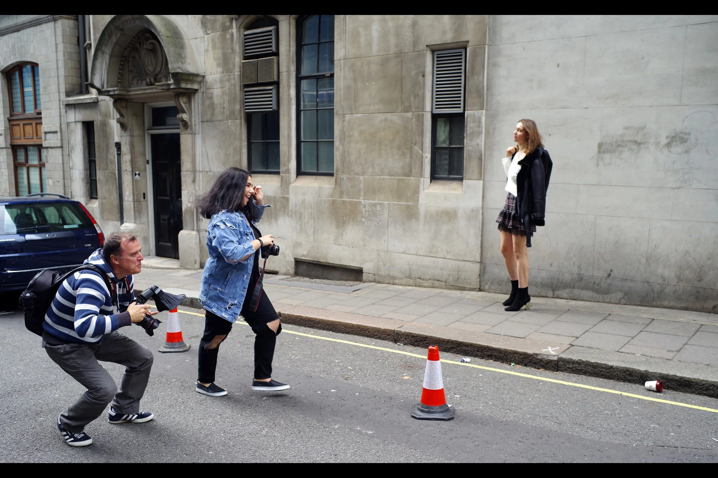 “Stop that coffee cup : it’s rolling away, and it’s the key to this whole Shoot!!”