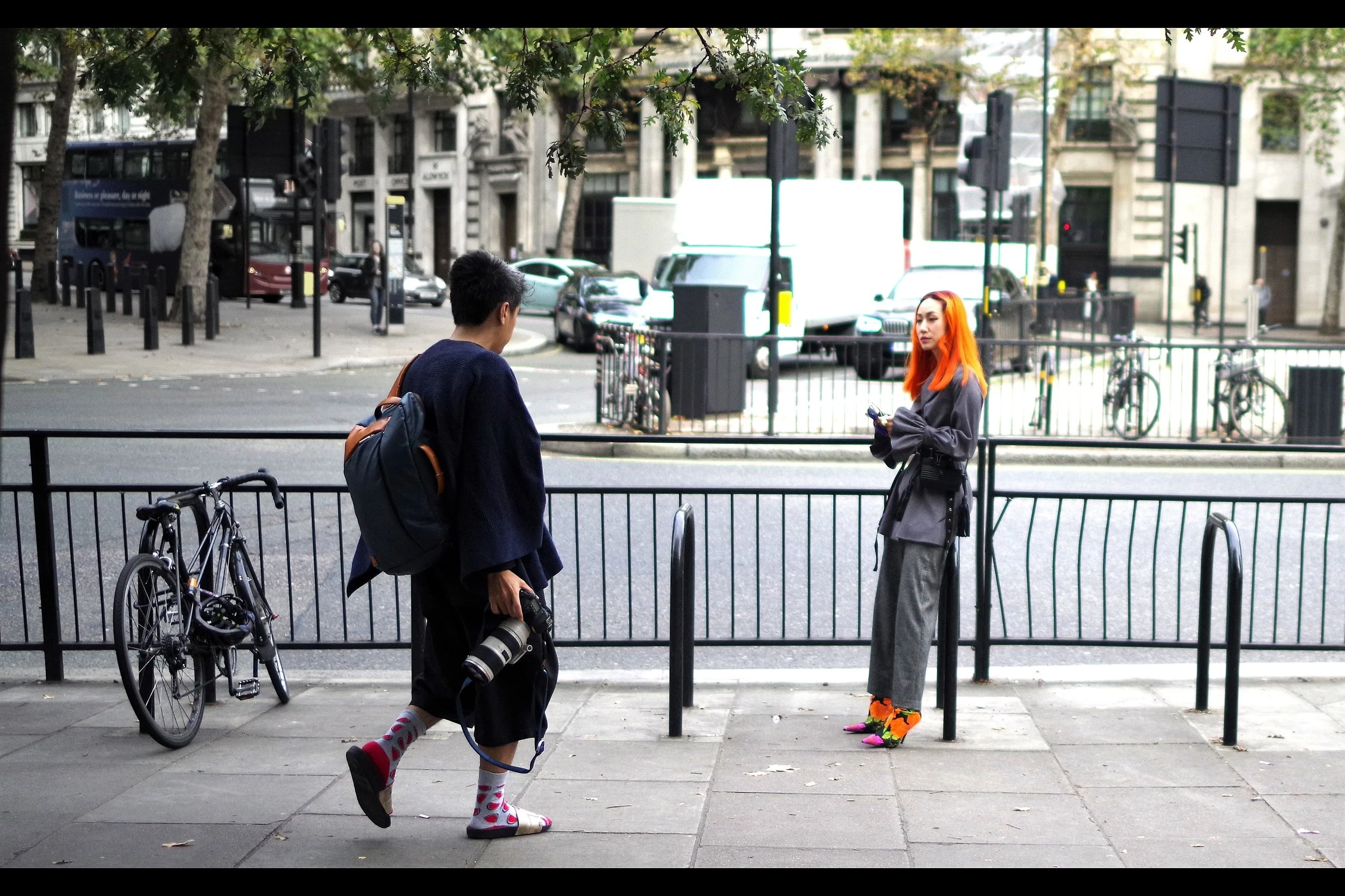 “I hear mauve is the colour next London Fashion Week. But please don’t tell anyone I told you”