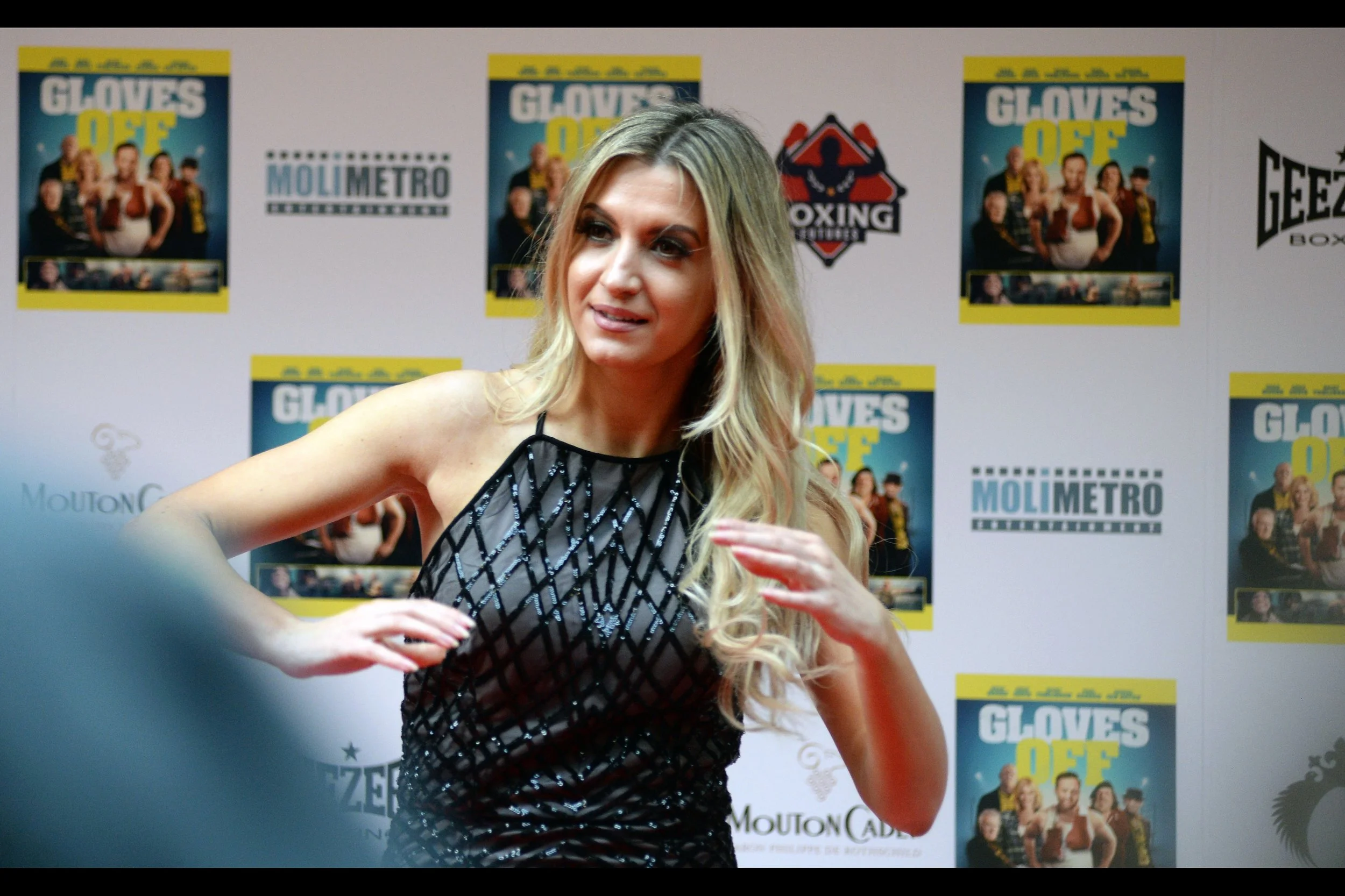 The main reason I’m photographing this lady is that she, like me, is double-premiering tonight, ie. she’s going to be at the other premiere in Leicester Square in a short while. Just like me. Except she didn’t just make up a new verb like I just did.