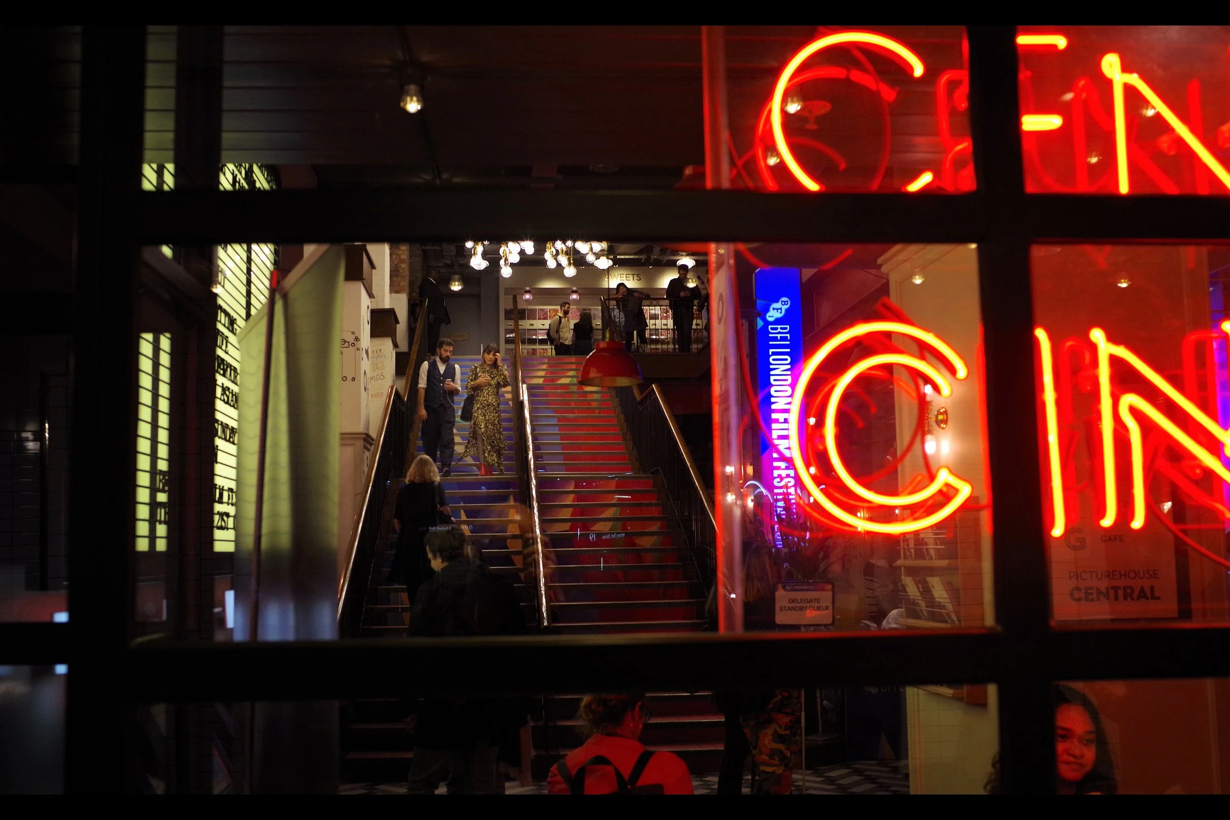 It would be so neat if they did posed photographs on this staircase. I mean, every other thing in this whole cinema involves posing in front of cardboard and sure that’s a lot sexier (?) but I still think stairs are the one thing this cinema has going for if it wants to look glamorous.