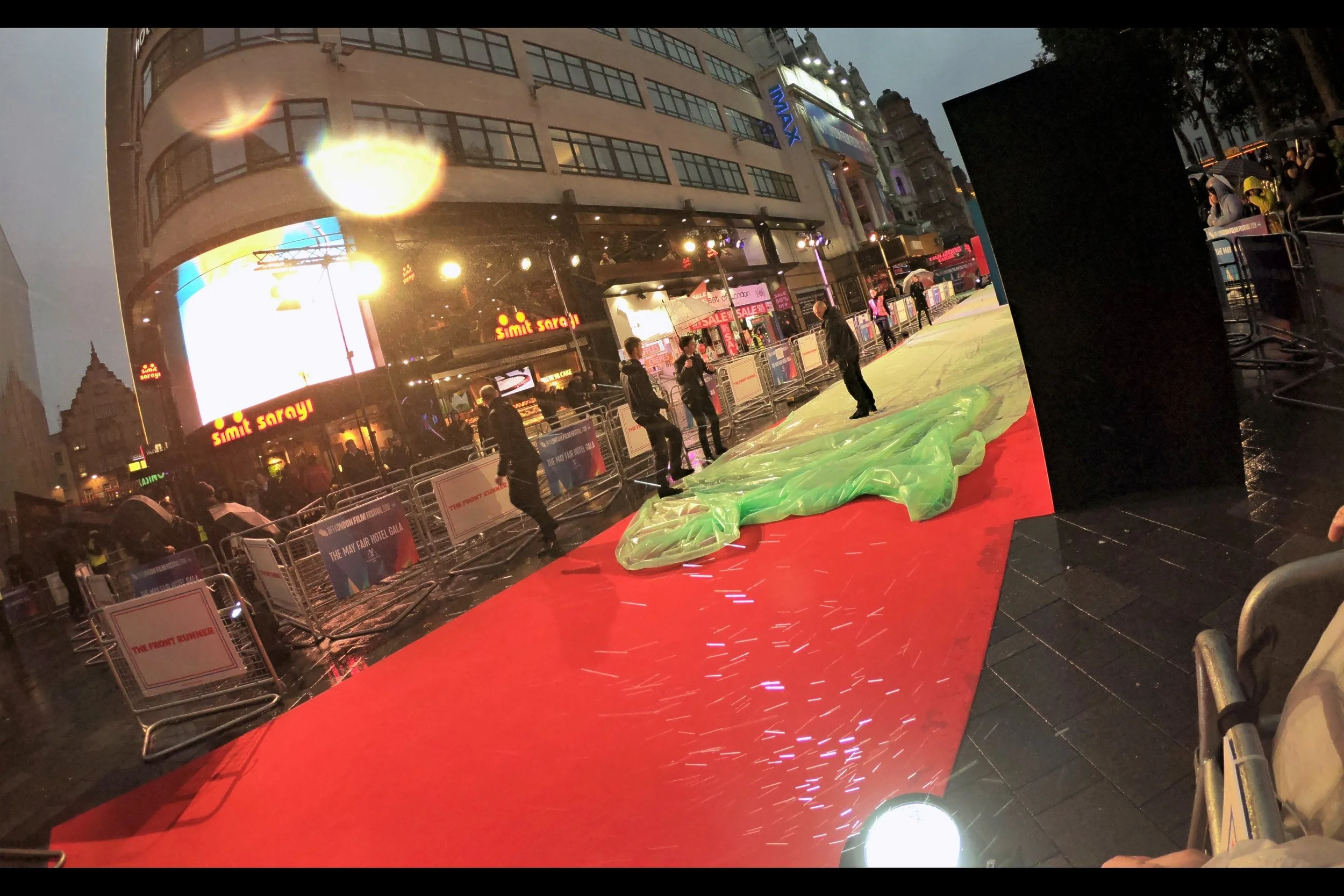 “Well… it’s rain and it’s London. Can we say we organised it deliberately in a way to NOT subvert expectations?”