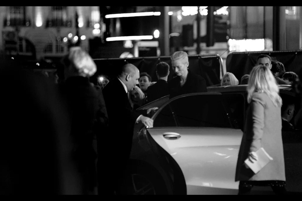 Holy 5h1t you guys - I think a car bearing somebody from the movie has actually shown up!!! I think it’s a Mercedes, but I can’t quite tell from here.