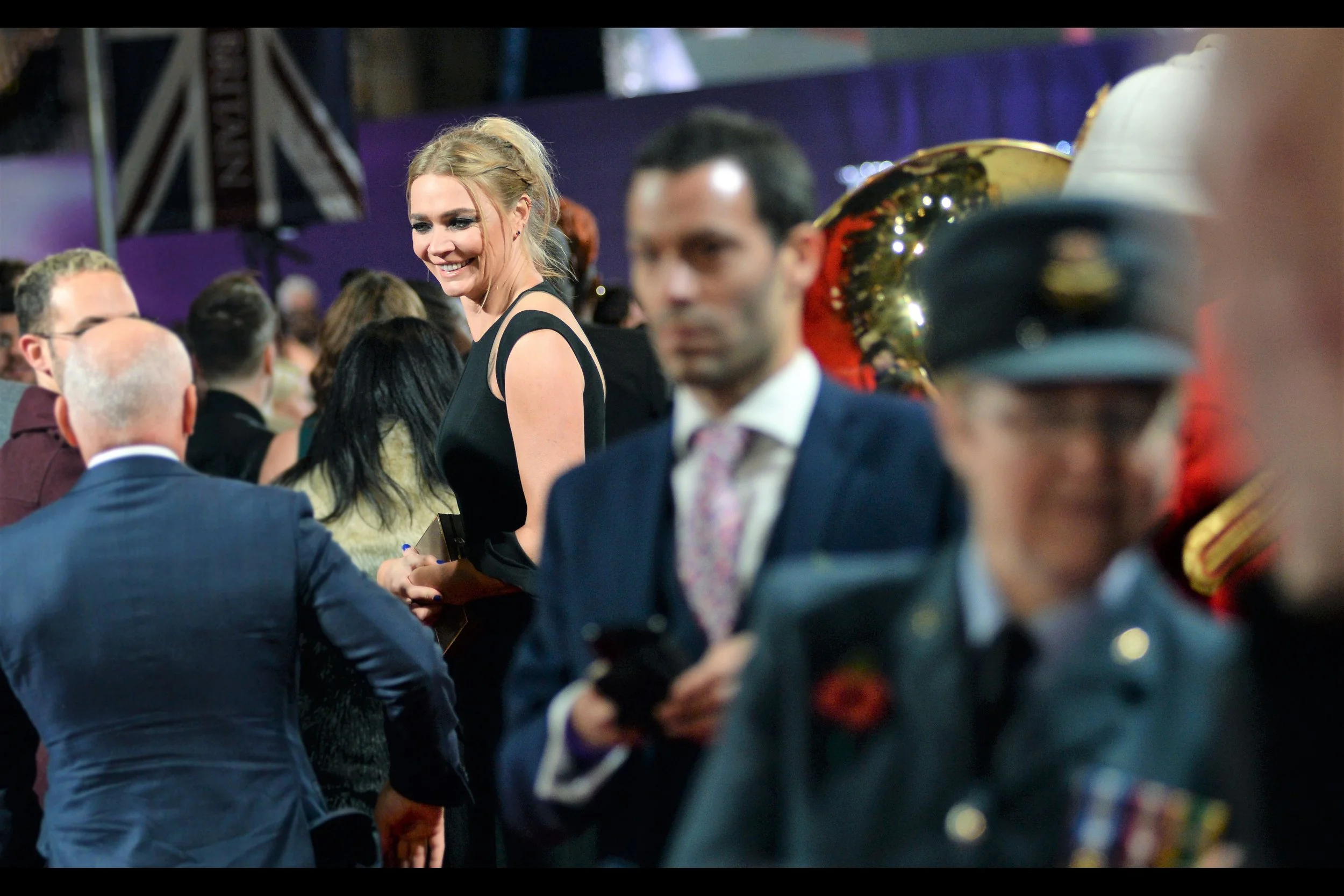 I think this is model/actress/race-car driver Jodie Kidd? (My knowledge of old episodes of Top Gear might exceed mine for Proud British people…)