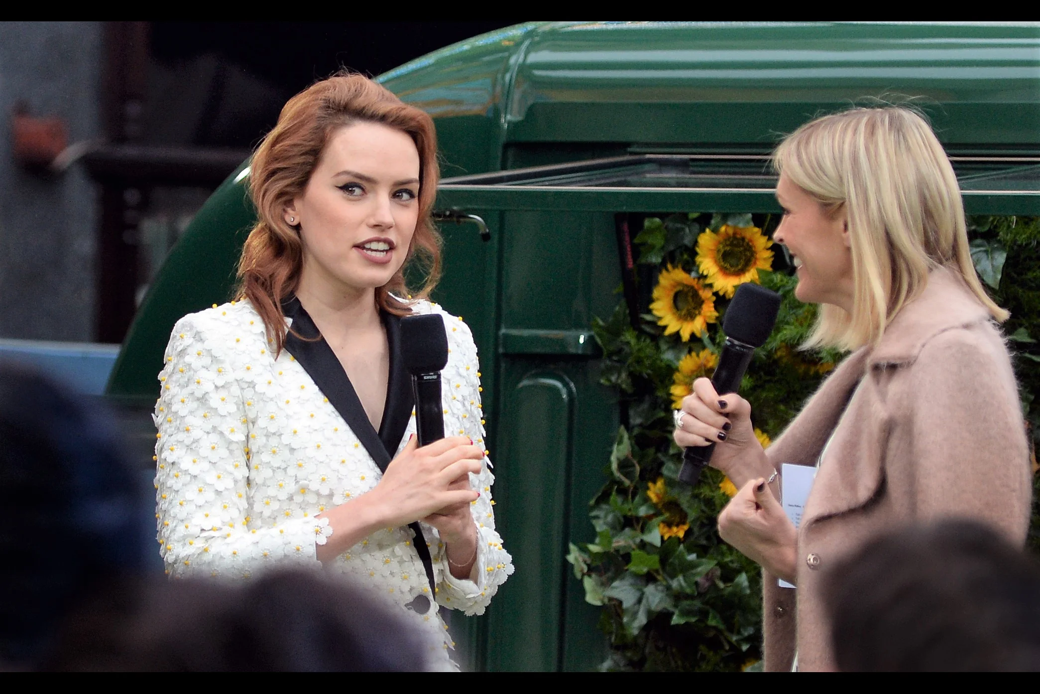 March 11th. Daisy Ridley wore Daisies at the “Peter Rabbit” premiere.