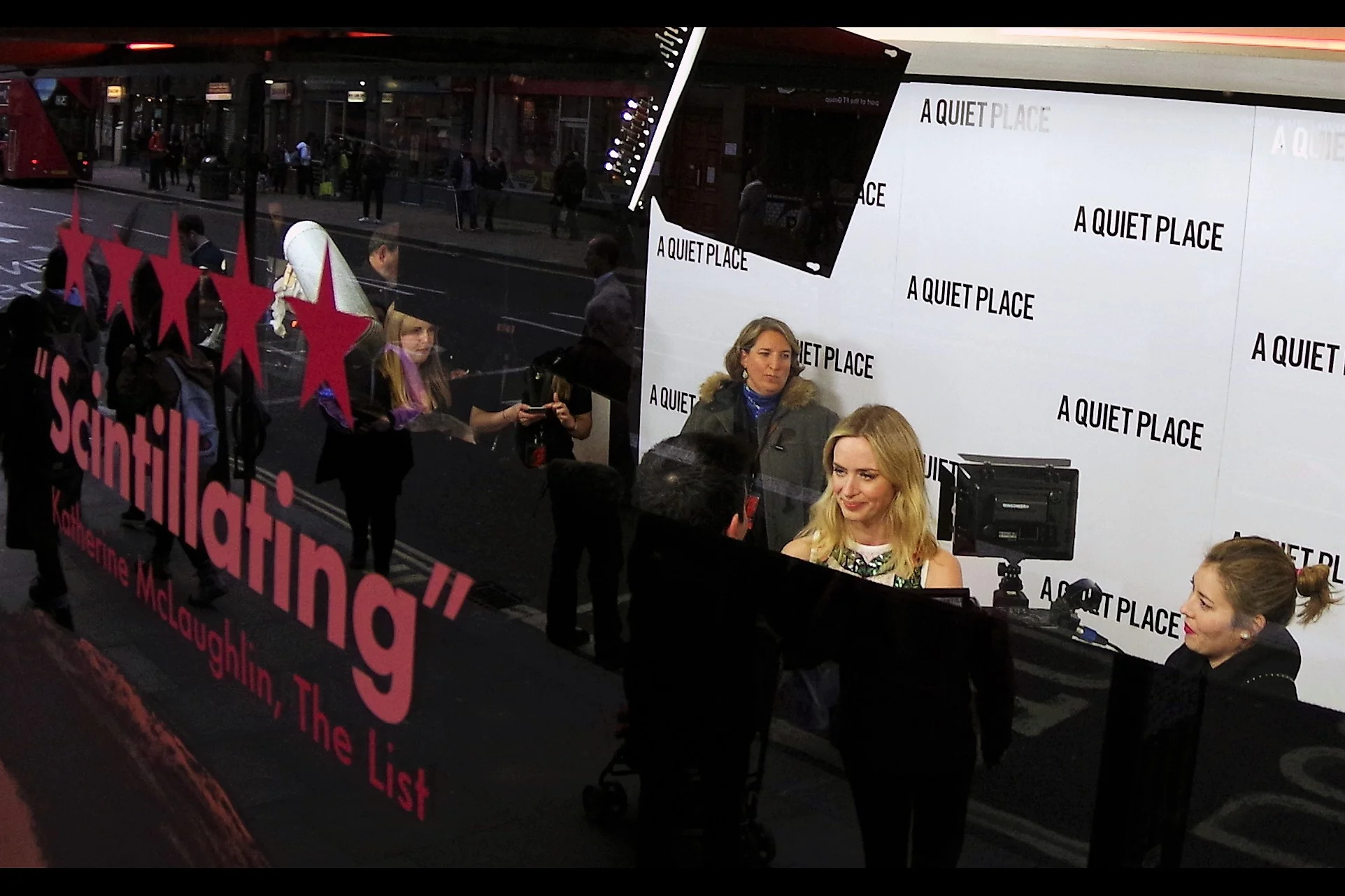 April 5th : once again I feel I should query how far I’ll go to attempt to photograph what might be called a ‘premiere’ - in this case, for “A Quiet Place”