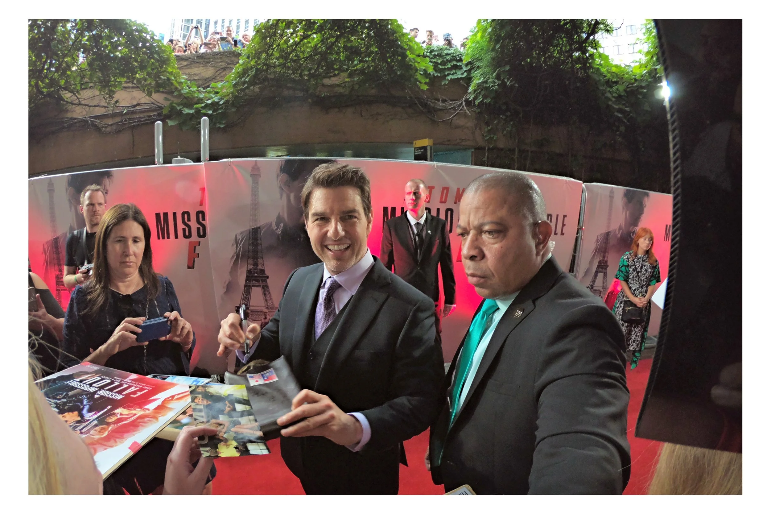 July 13th : A rare successful autograph-mission, at “Mission Impossible : Fallout”