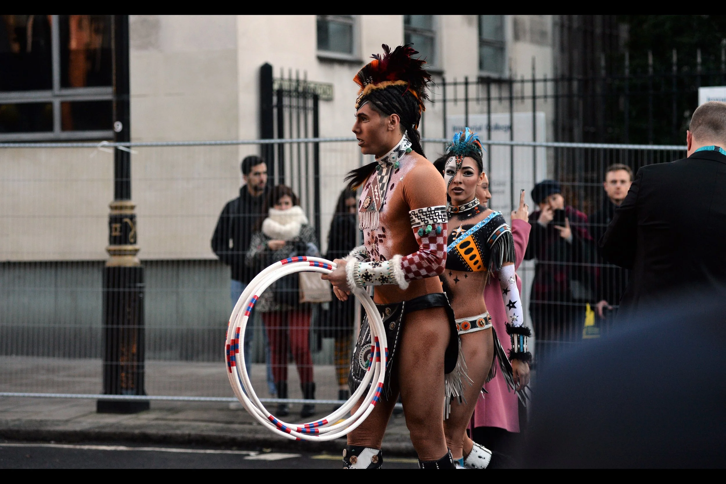 “We’re the financial consultants, obviously. Why… who do YOU think we are?” - outside chance they’re from Cirque Du Soleil : Totem, but I would never want to flagrantly dismiss the possibility that somebody has finance qualifications…. also, was that an Oscar-winning director I just photographed walking past???