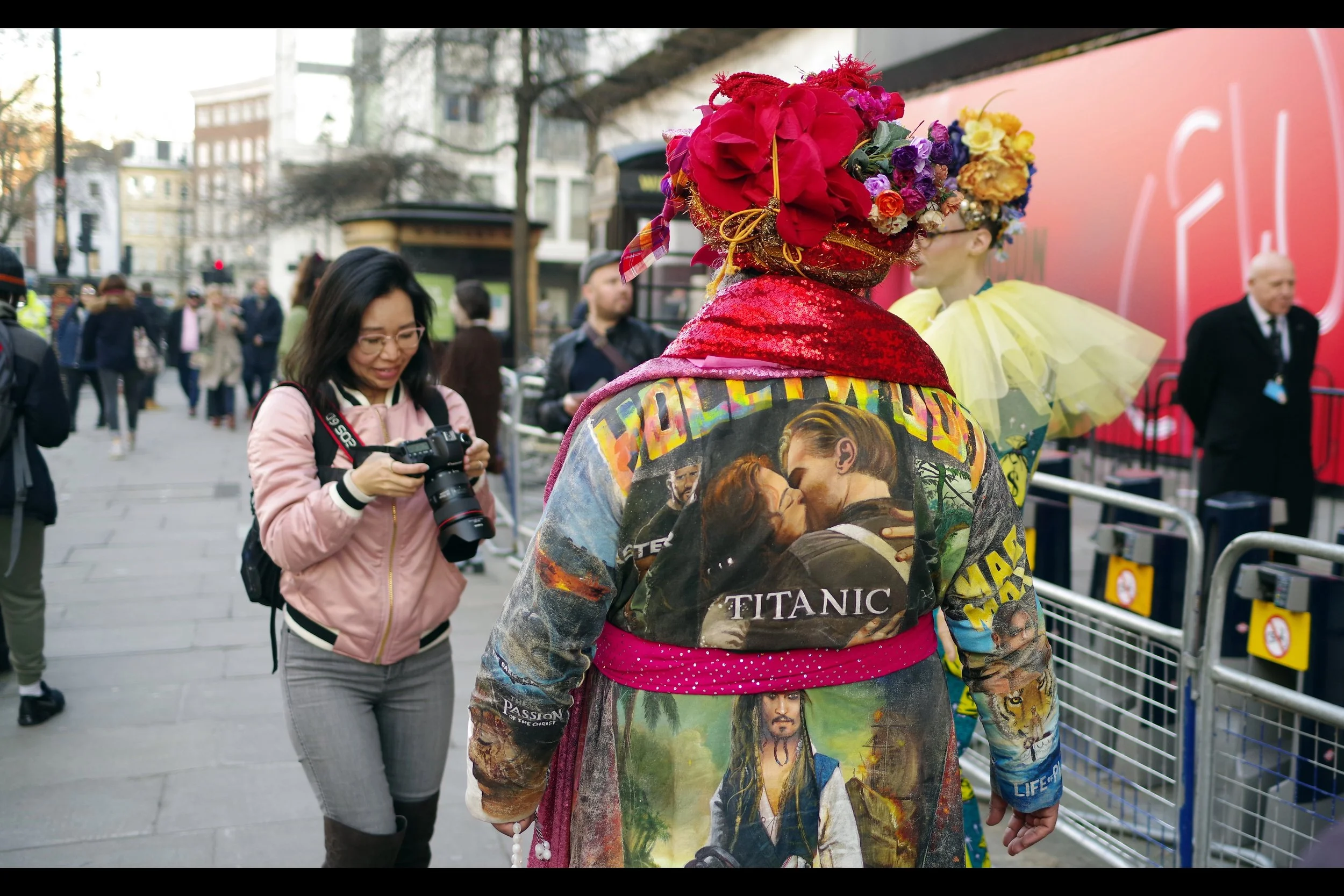 “I’m not checking the photo as much as I’m checking to see whether the sensor has been fried by the colour of what you’re wearing"….”