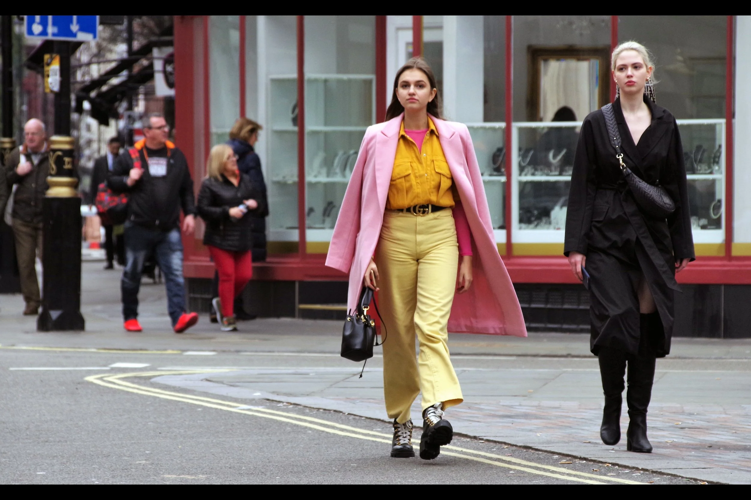 “And what’s the reason they let ugly people photograph pretty people at London Fashion Week?” ”Well, if everyone was pretty, then nobody would be photographing anyone, and how would we get on instagram otherwise?” ”Oh, right….”