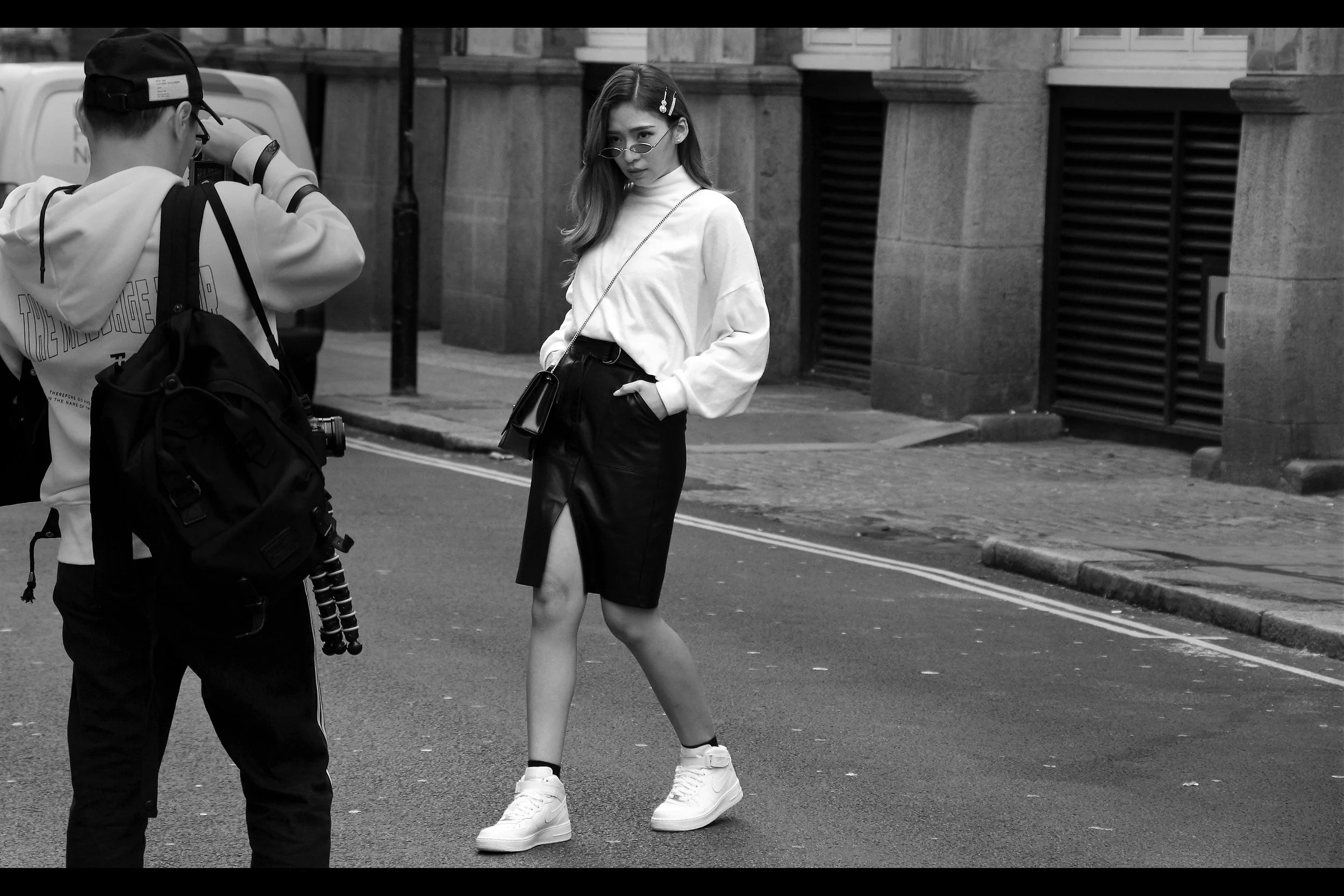 “And you’re sure this is how models are posing these days?” ”It keeps the chiropractors busy ….”