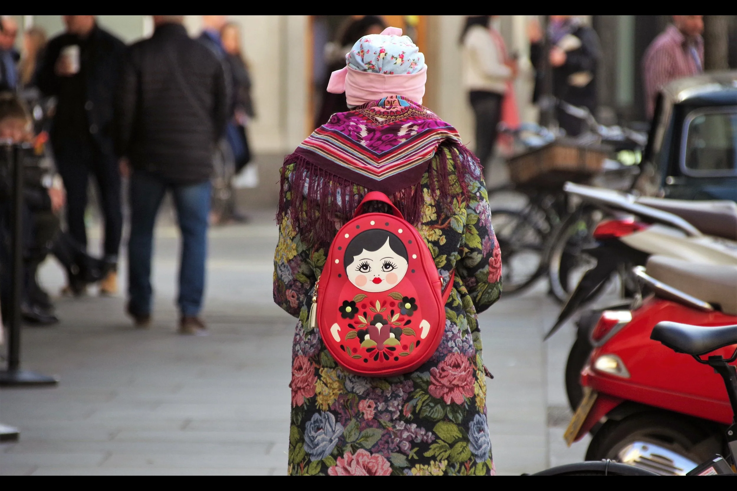 “Thanks to this Russian Nesting Backpack, I can finally carry my spare packet of artificial sweetener in complete safety…”