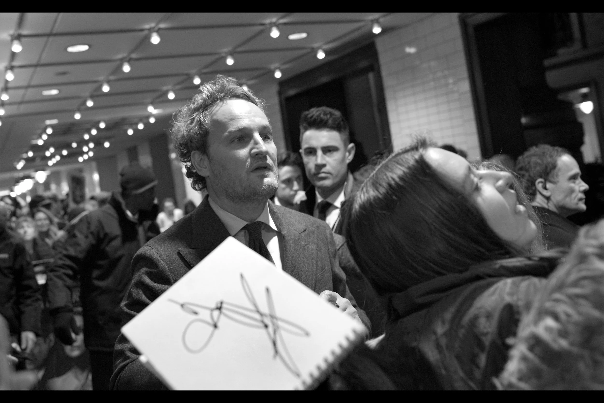 “Okay, I gotta go in, but if anyone wants my autograph, feel free to copy it from the lady over here. Just don’t misuse the privilege I’m giving to you all, okay?”