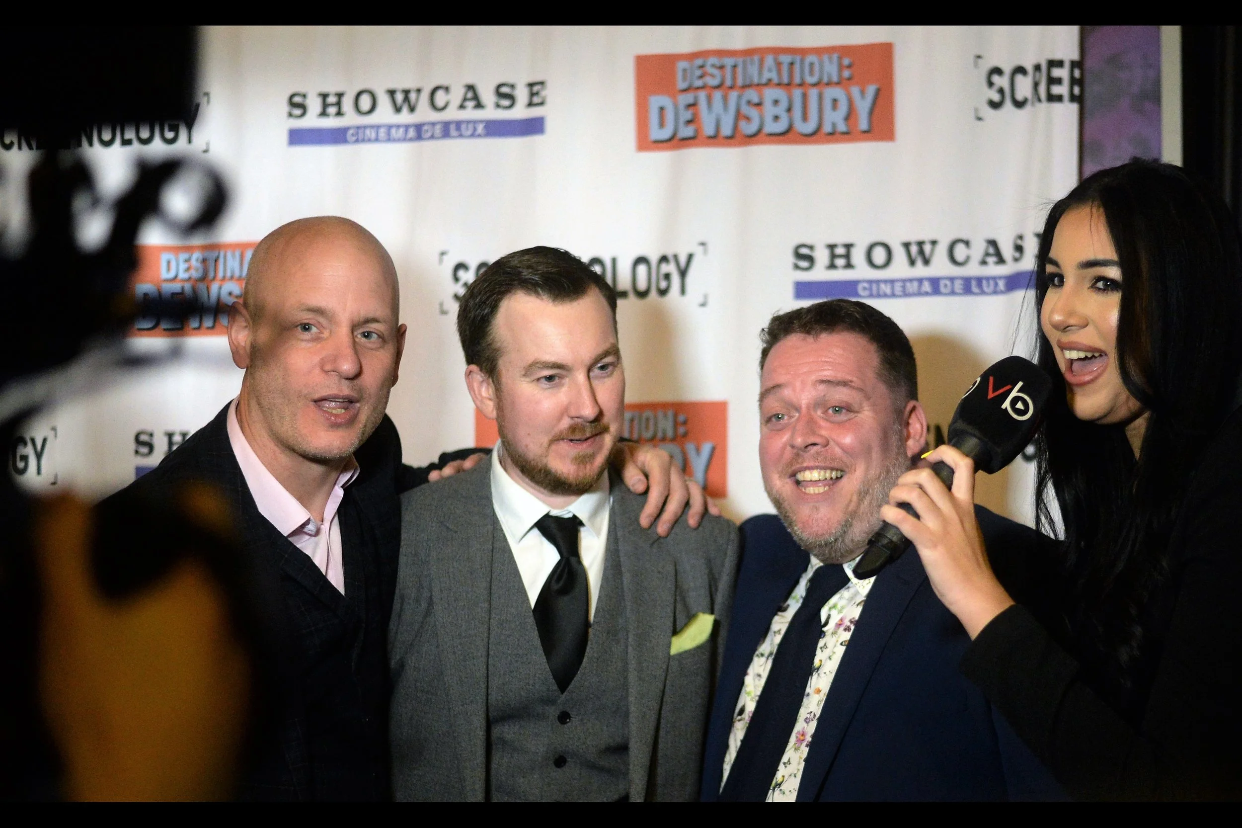 “I’m here with three members of the cast… .or so I assume, owing to the fact that the wifi here is really bad and I can’t access imdb.” Also, problematically, most of the cast listing on imdb.com is comprised of featureless silhouettes.
