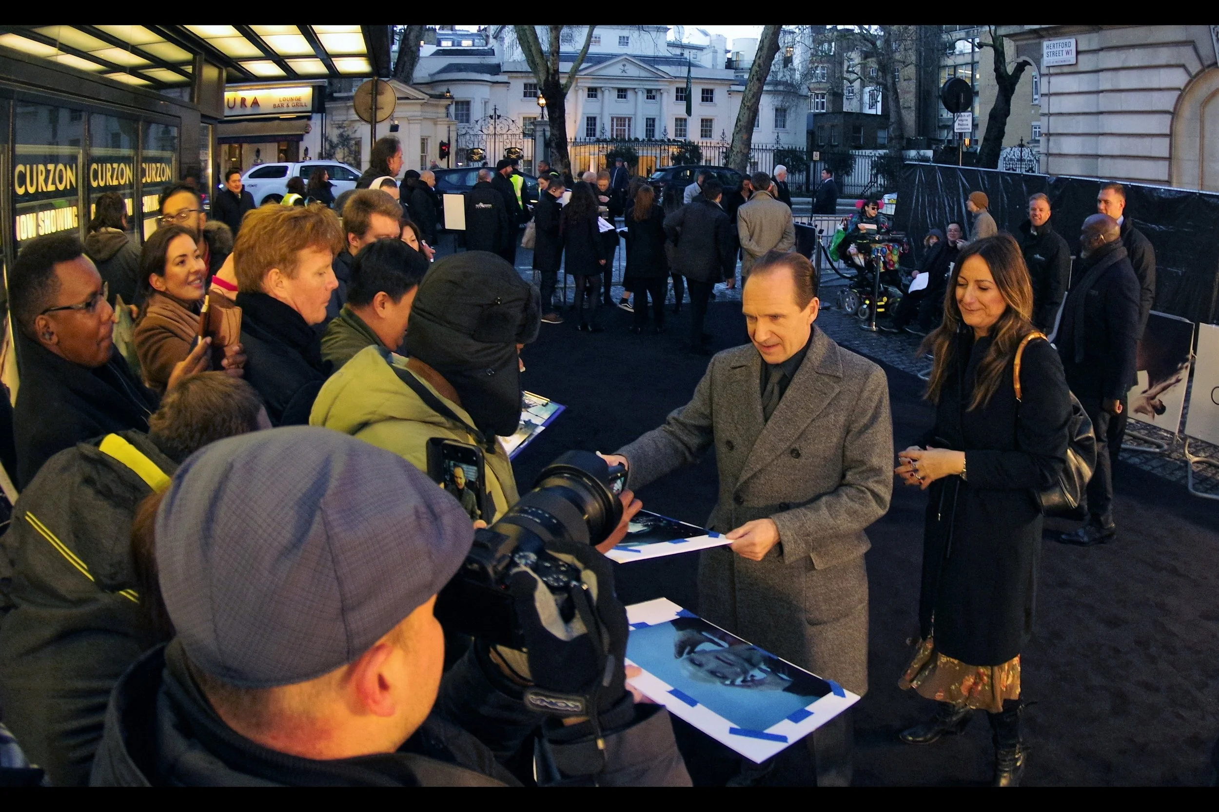 “Okay, I’ll sign. But if I ever see this on ebay, then I’m telling everyone that I was never in ‘Shakespeare in Love’ - that was my brother” - Ralph Fiennes both directs and stars in this movie.