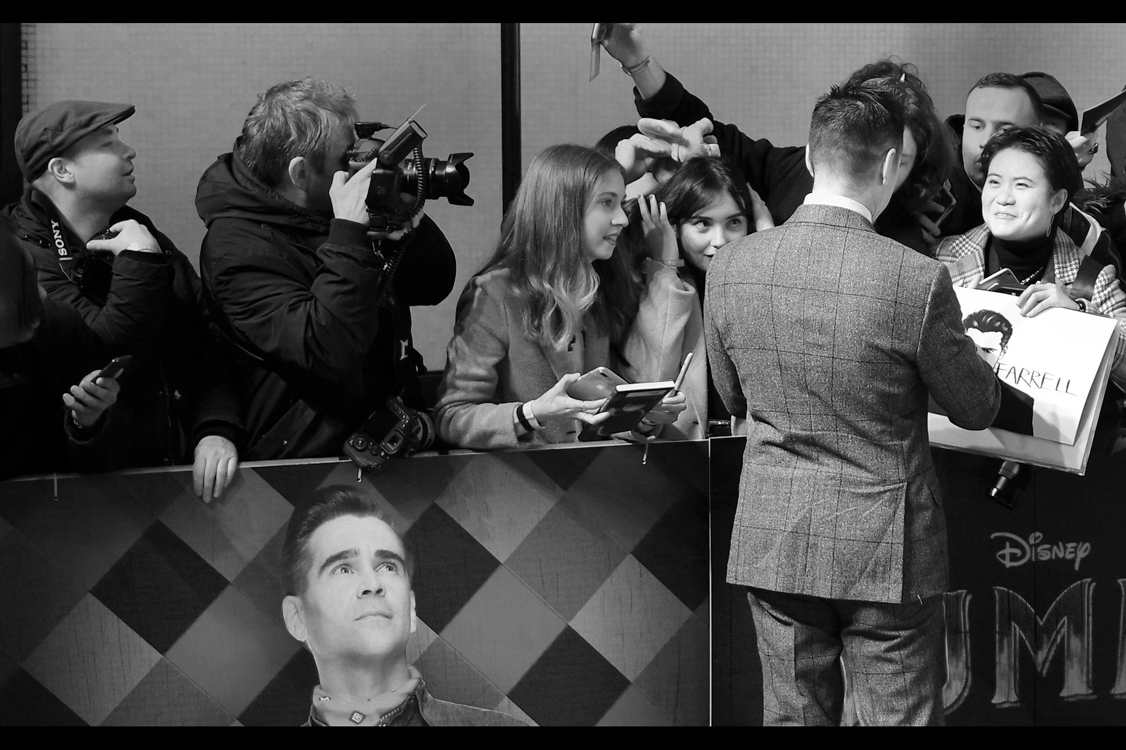 “Mr Farrell, is this the part where if I tell you I love you, you’ll lift me over this barrier and we can be together forever from that point on?” ”Ummm… let me take a few steps back before I answer that”