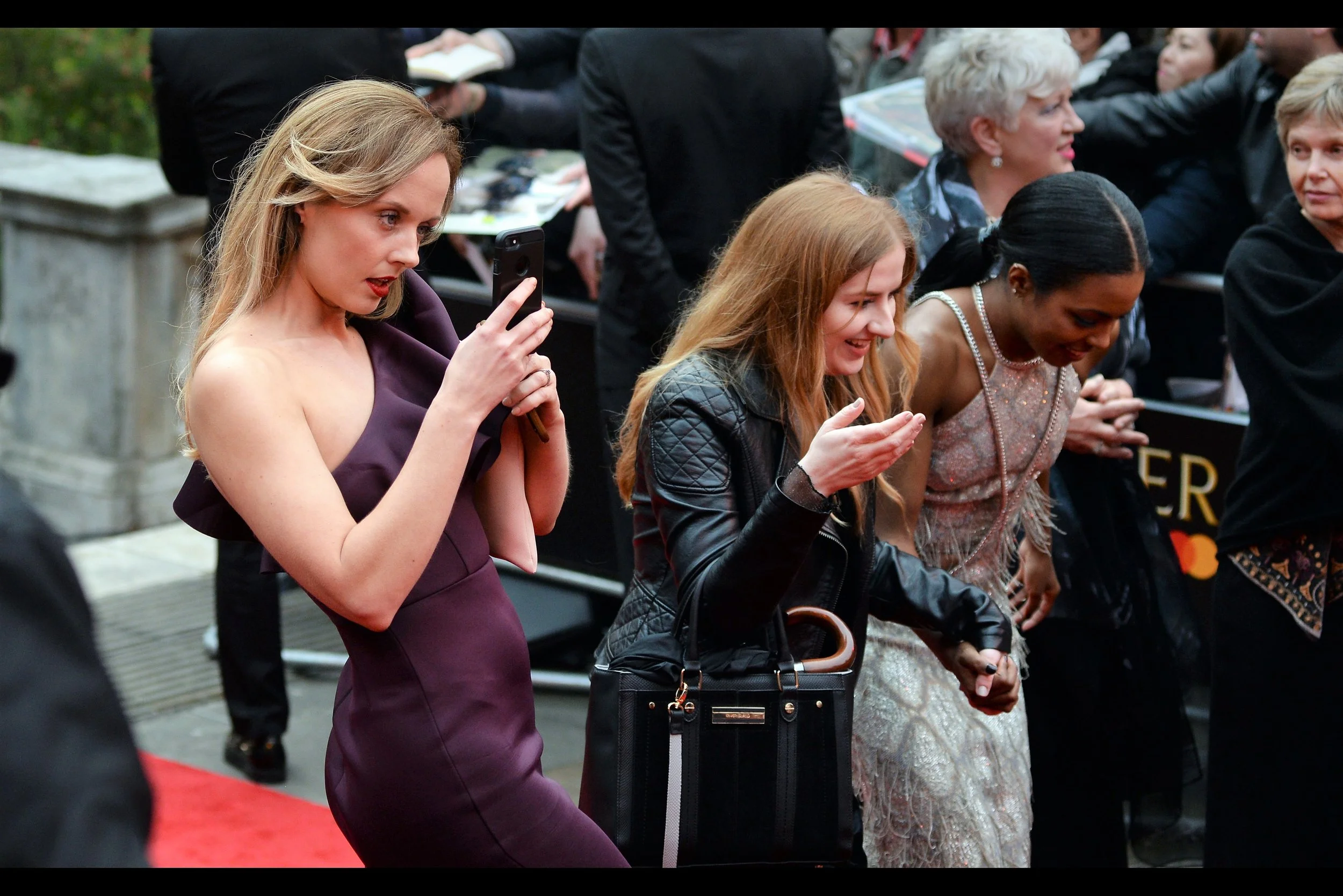 “Stop laughing, guys. There’s no way I could take a photo like this without posing like this"