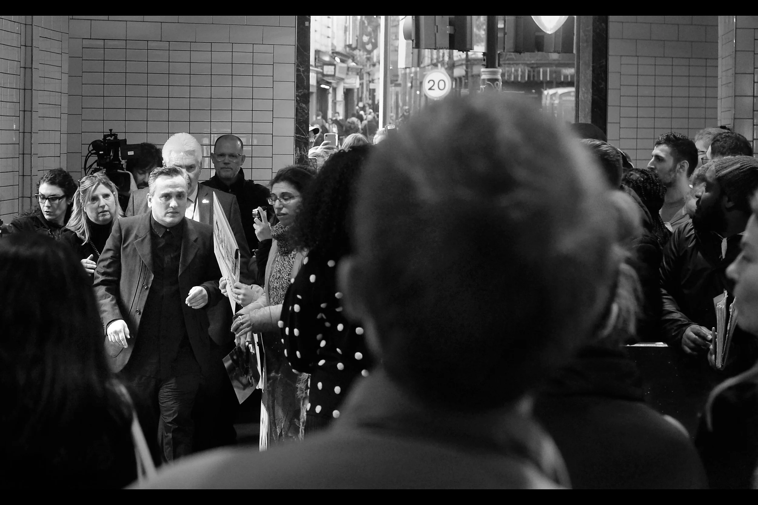 It begins with optimism. Sure, one of the Russo Brothers (Anthony) walks in without stopping or slowing down, but the other (Joe) stops to sign. He is the only person at this premiere who does so.