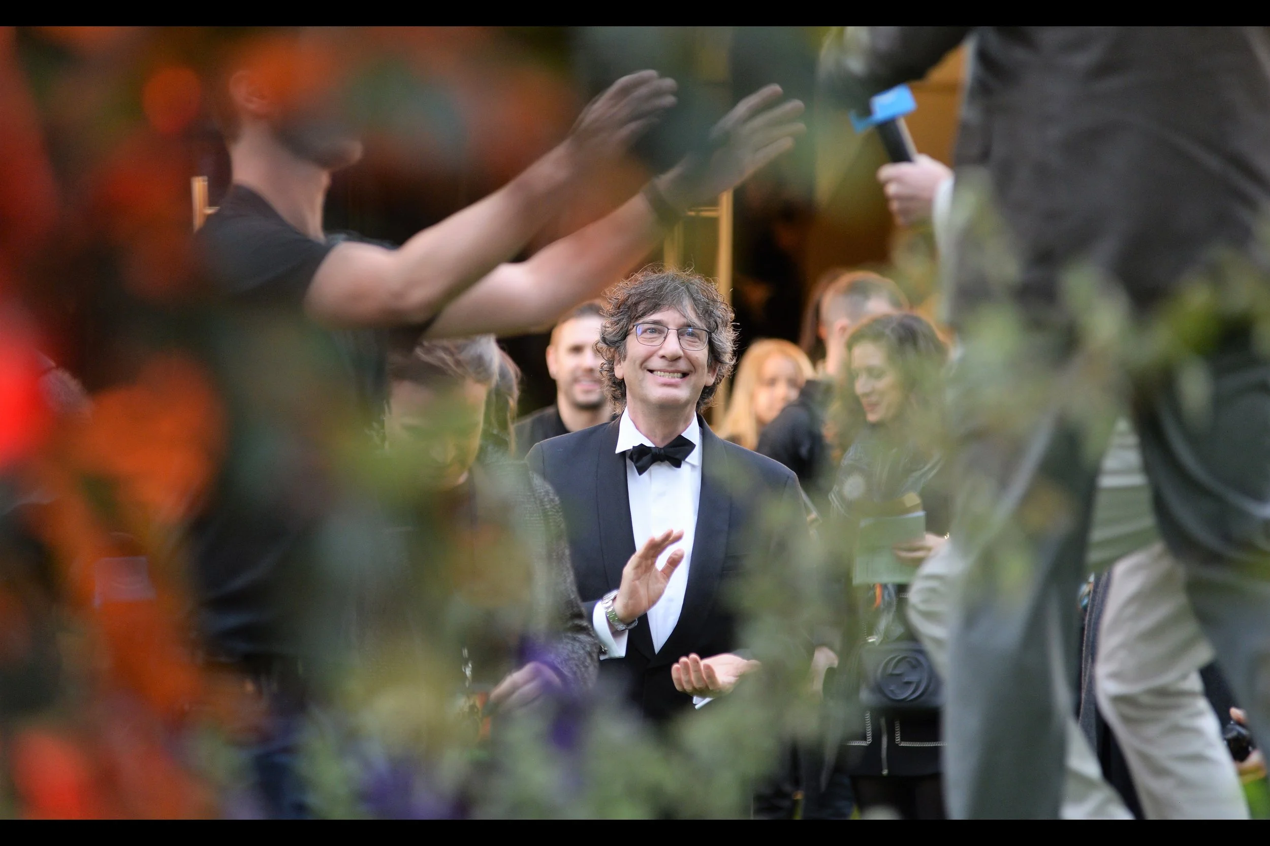 “Thanks for the compliments, and thanks for under-dressing in comparison to me - I really appreciate it”