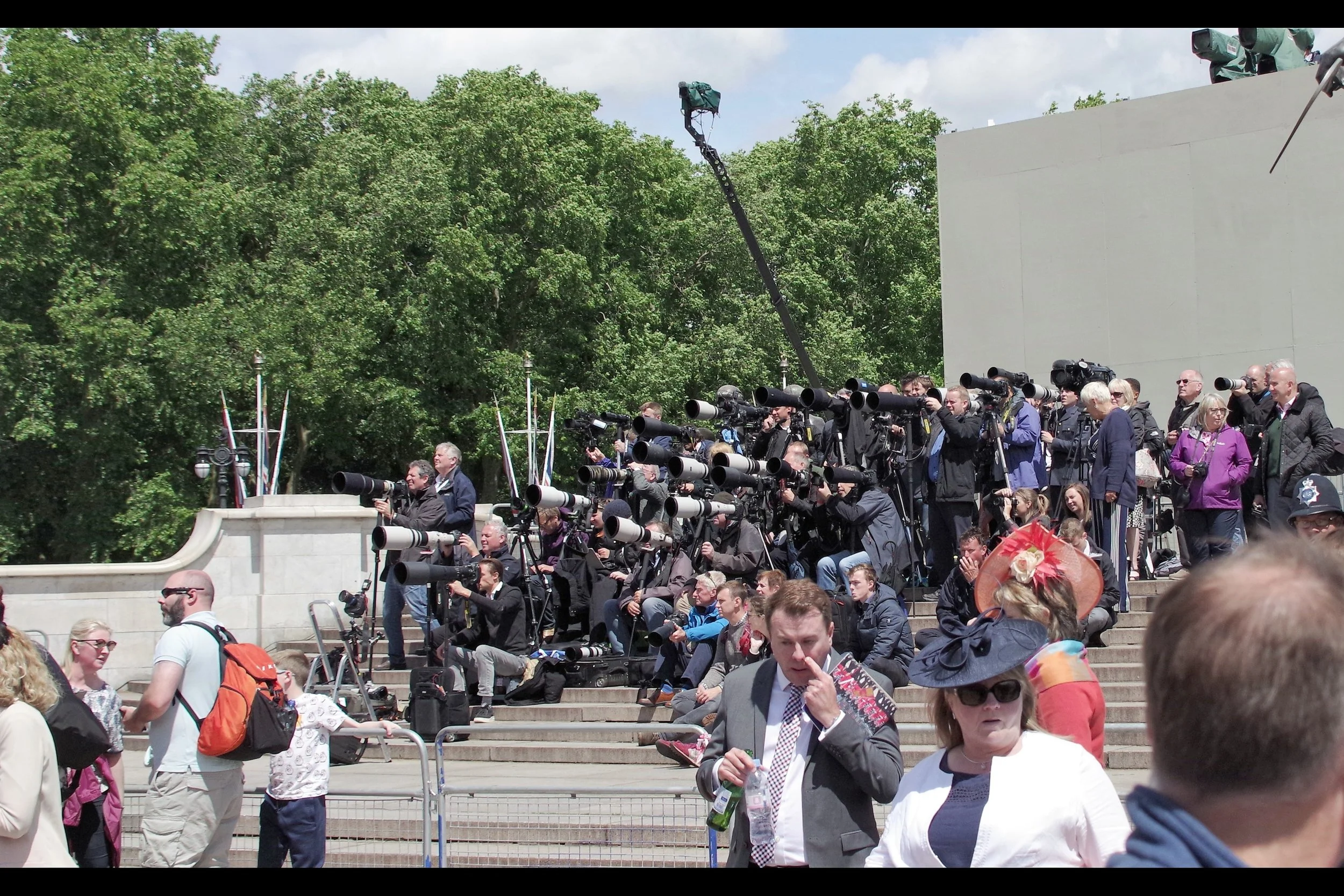 “So does it bother anyone else here that all our photos are going to look more or less the same? Because it bothers me!” Those are some serious zooms there.