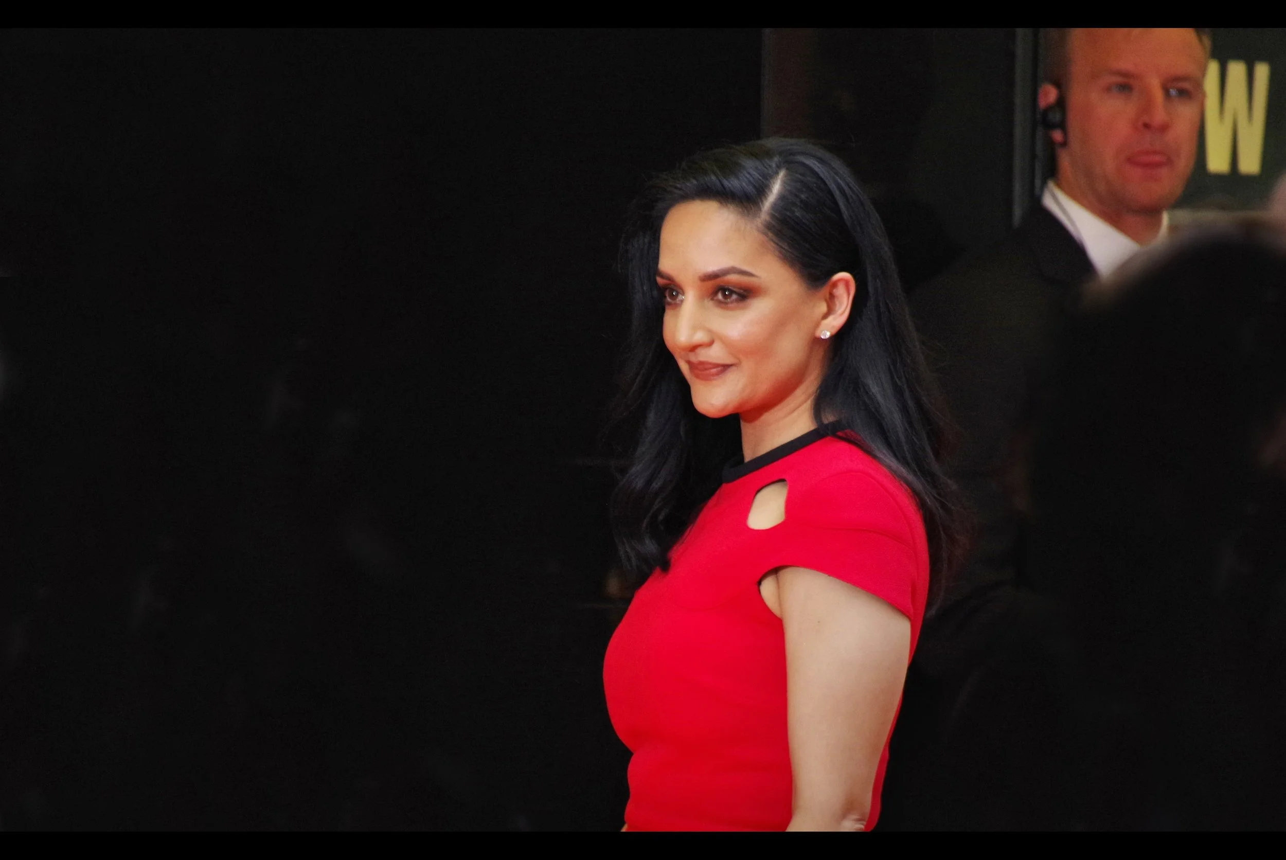 <identification pending> <location of Starfleet communicator pending> (edited to add : Archie Panjabi, who has been in such movies as ‘San Andreas’ and ‘A Good Year’ and TV Series The Good Wife)