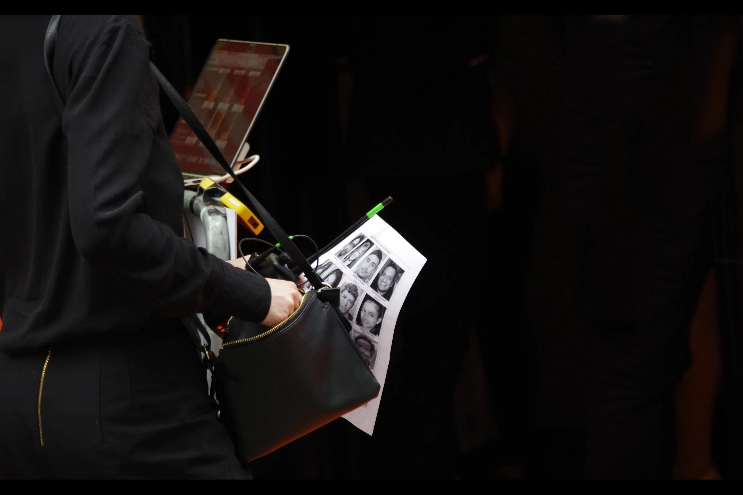 “I don’t know why they keep printing out lists at premieres. Aren’t we getting to the point where it’d just be cheaper and more environmentally friendly to just hand out iPads?”