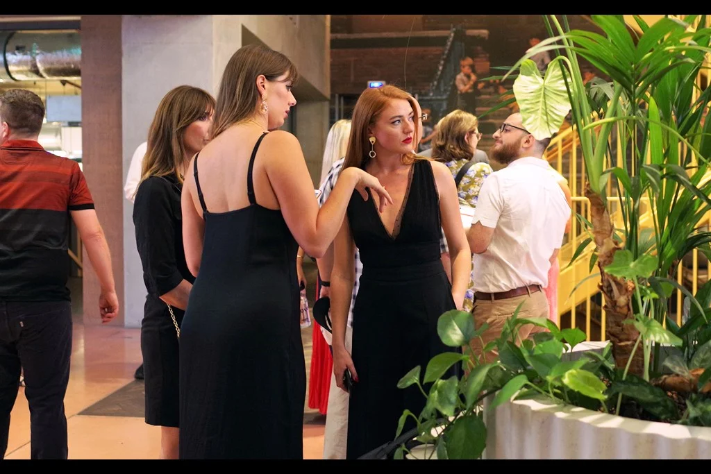 “He’s pretty cute. You should ask him out. Also… how cool is it that this place has shrubbery we can admire a guy through? Anywhere else and we would’ve needed to artlessly look over the top of our mobile phones” - Elizabeth Morris, Centre, as stated, is in this movie.