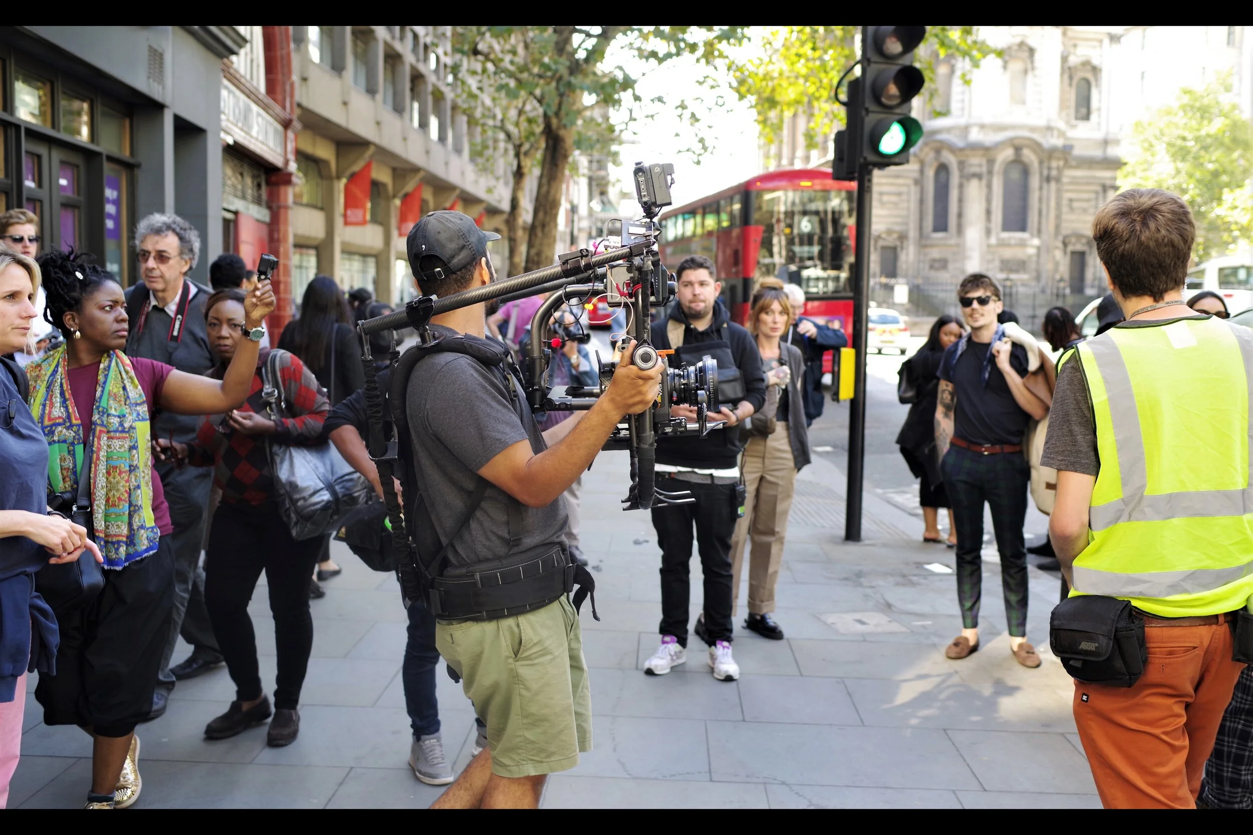 “We’re capturing this scene in at least 9 dimensions, so you might want to step back, like, at least six dimensions if you don’t want to be filmed.”