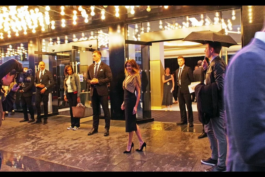 “You will remember that I’m not here to overshadow the other guests at this premiere, right?” I figure it would be improper for me to post more photos of her than (say) one of the directors of this film.. so I’d better get back to that, and get myself inside the venue.