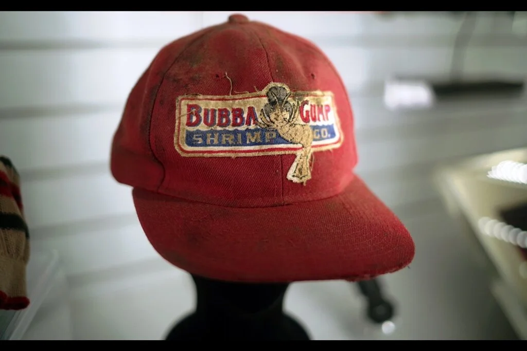 Feedback from original owner : “Momma Always Sed : Only Gangstas Wear Baseball Caps Backwardz” Screen-matched Bubba Gump cap worn by Tom Hanks in “Forrest Gump” : Estimate: £8,000 - 10,000 (Winning bid : £12,300, twice that of the CLEAN version of the cap!)
