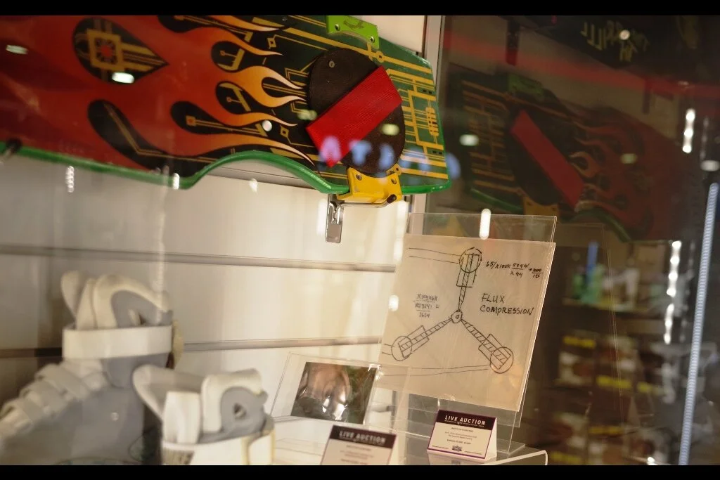 Of course, if you want to use these plans you’re going to need to build the flux capacitor. Plutonium is (of course) available at any corner drugstore these days. Paper Napkin with the Flux Capacitor design on it is Estimated at: £2,000 - 3,000. Winning bid for the napkin: £9,840 Winning bid for the hoveboard above : £15,990.