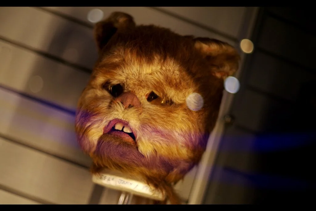 “What do you mean they made more sequels? Didn’t we win?” Ewok mask from Return of the Jedi. Estimate: £40,000 - 60,000