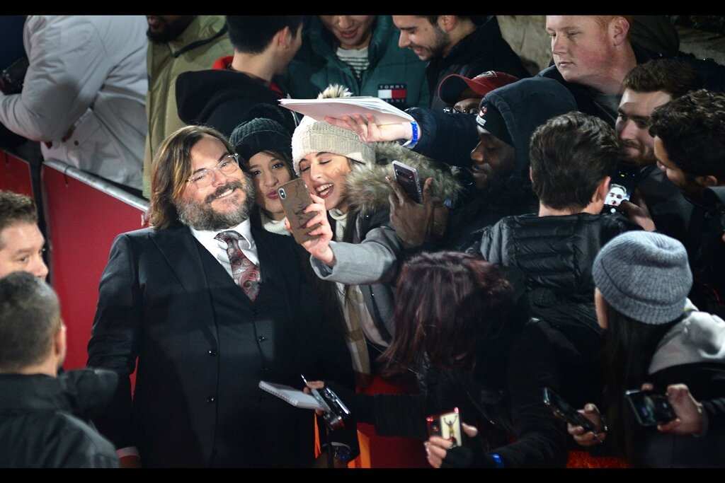 I was photographing Jack Black at the premiere of Jumanji in