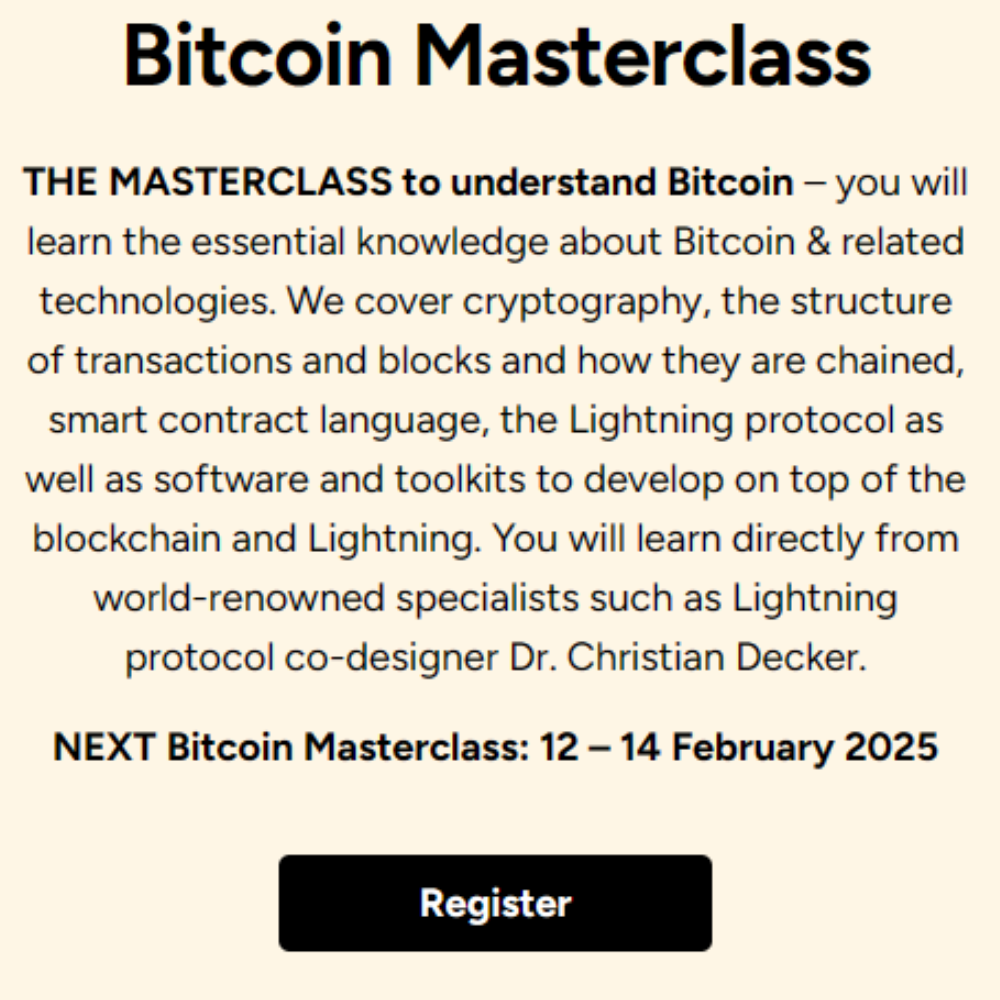 Bitcoin Masterclass