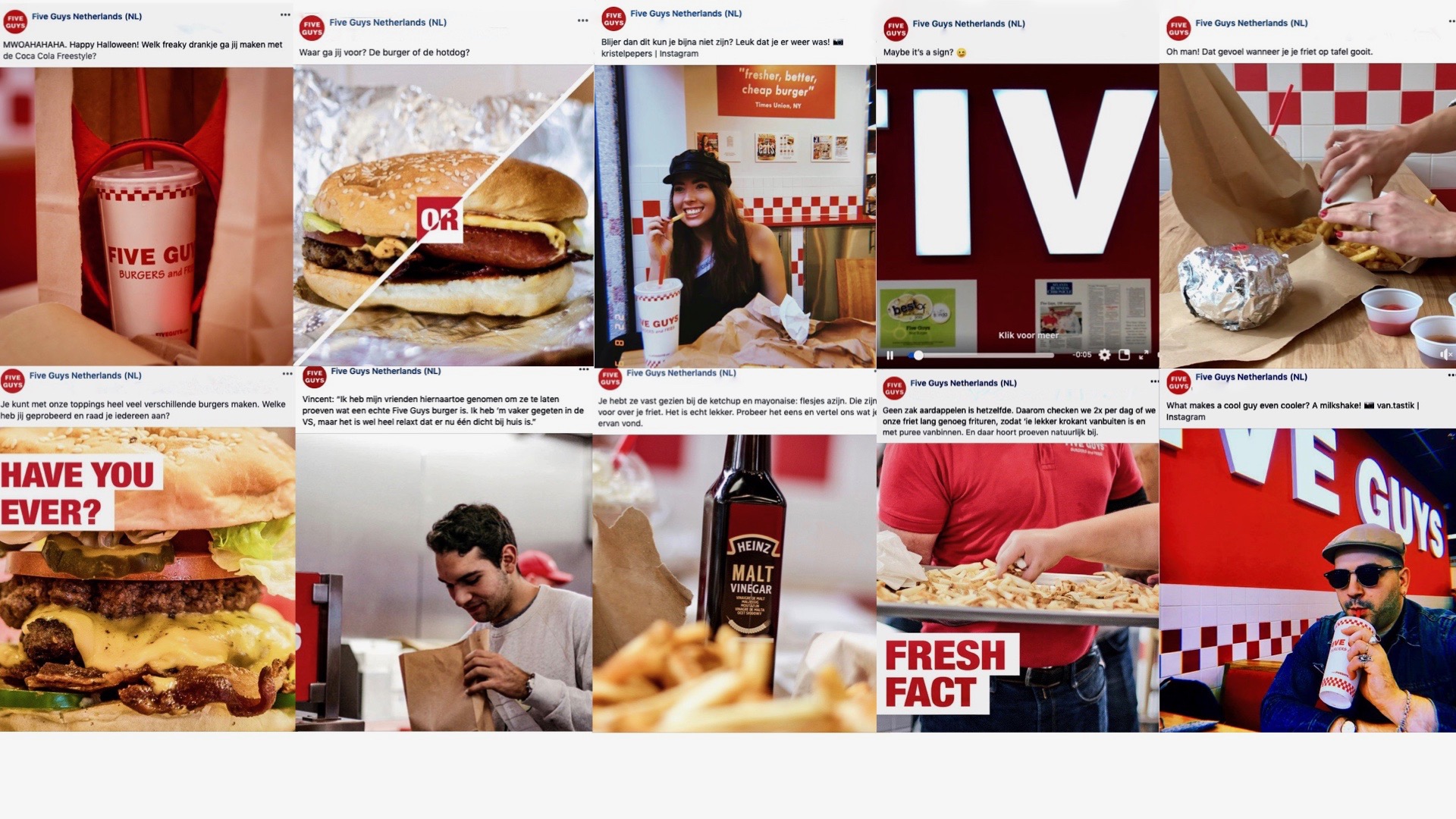 Five Guys heeft nu 8 vestigingen in Nederland. Iedereen weet dat de Gemeente Amsterdam helaas niet openstaat voor een nieuwe hamburgerketen. Daarom waren we benieuwd in welke stad Five Guys wel met open armen wordt ontvangen. Het resultaat: immens veel suggesties en goede insights voor volgende vestigingen.