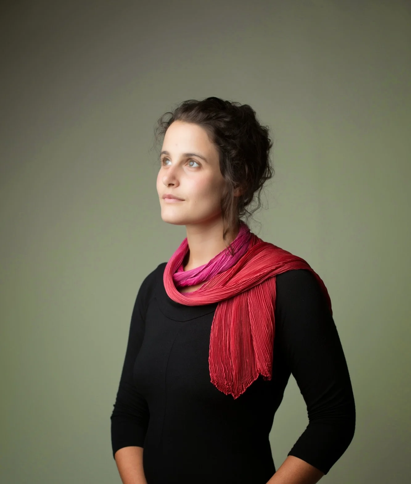 Arashi Shibori Scarf
