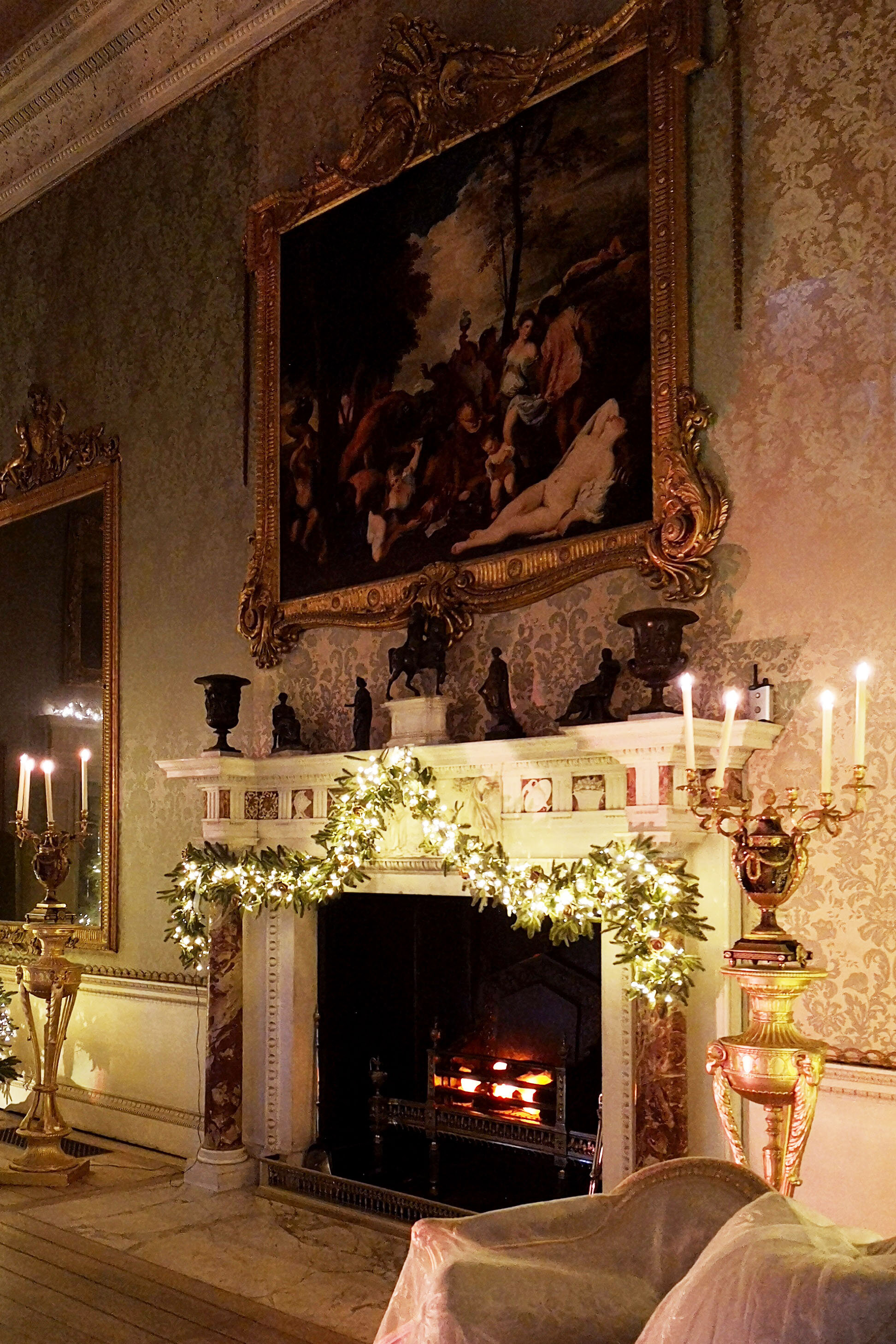 Candlelit Fireplace