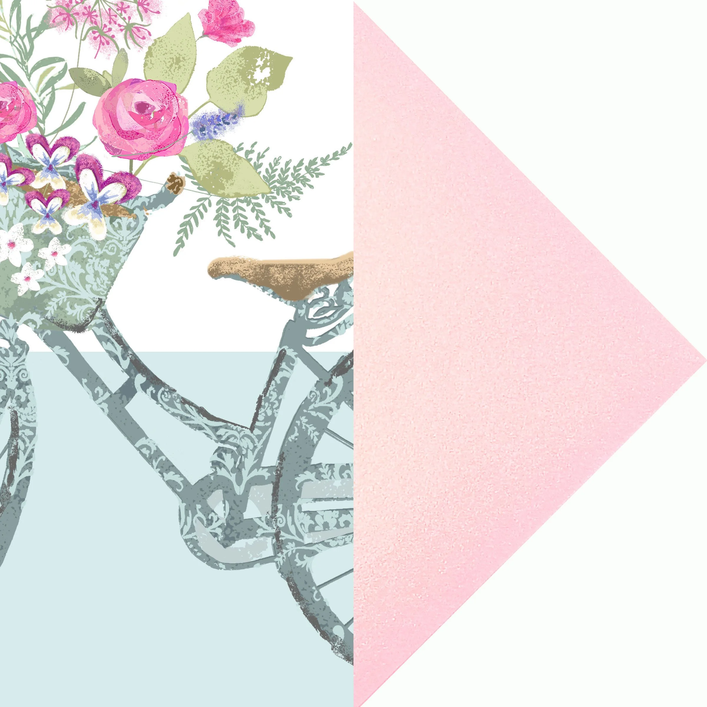 pale pink pearlescent envelope with blue bicycle v2.jpg