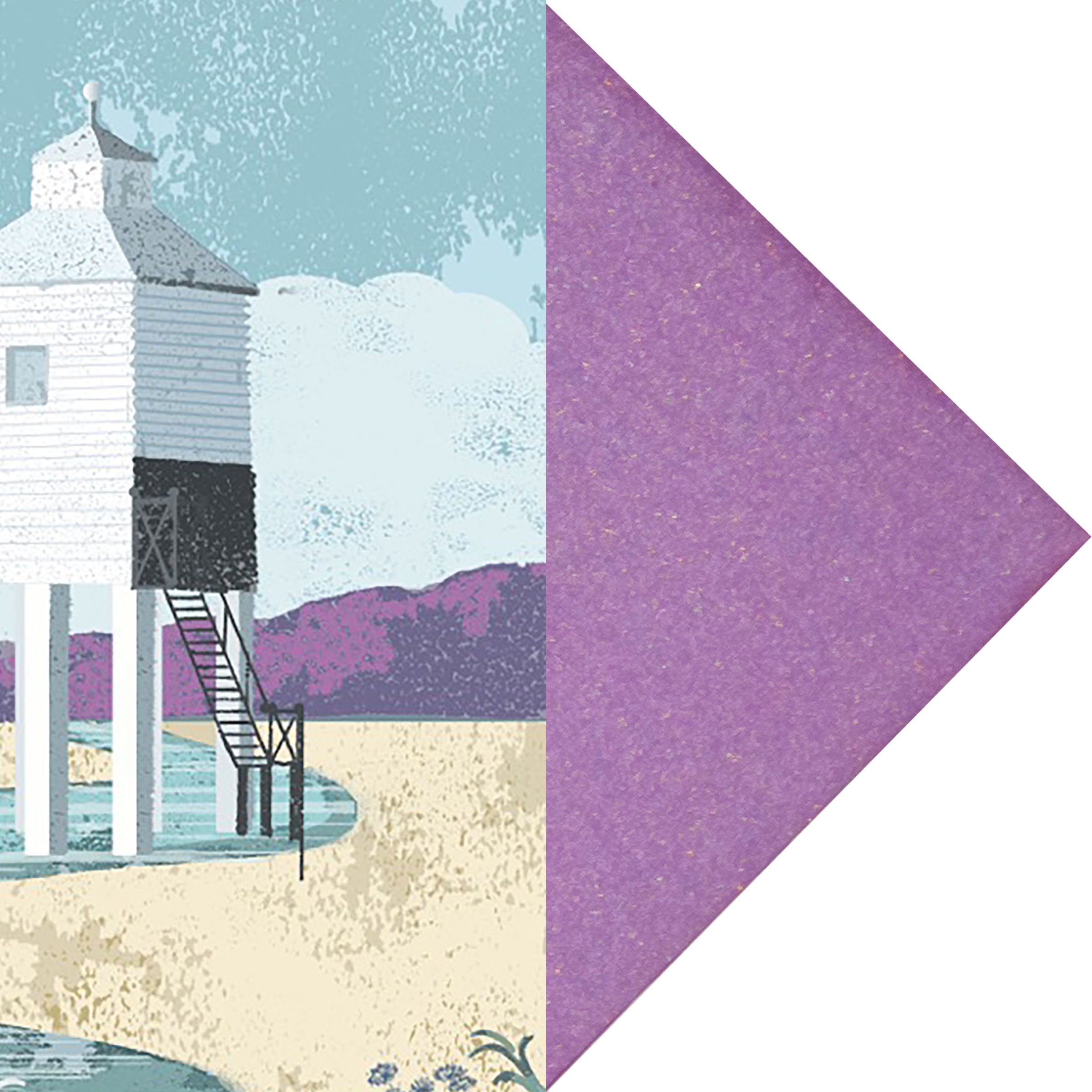 the curlews summer purple pearlescent envelope .jpg