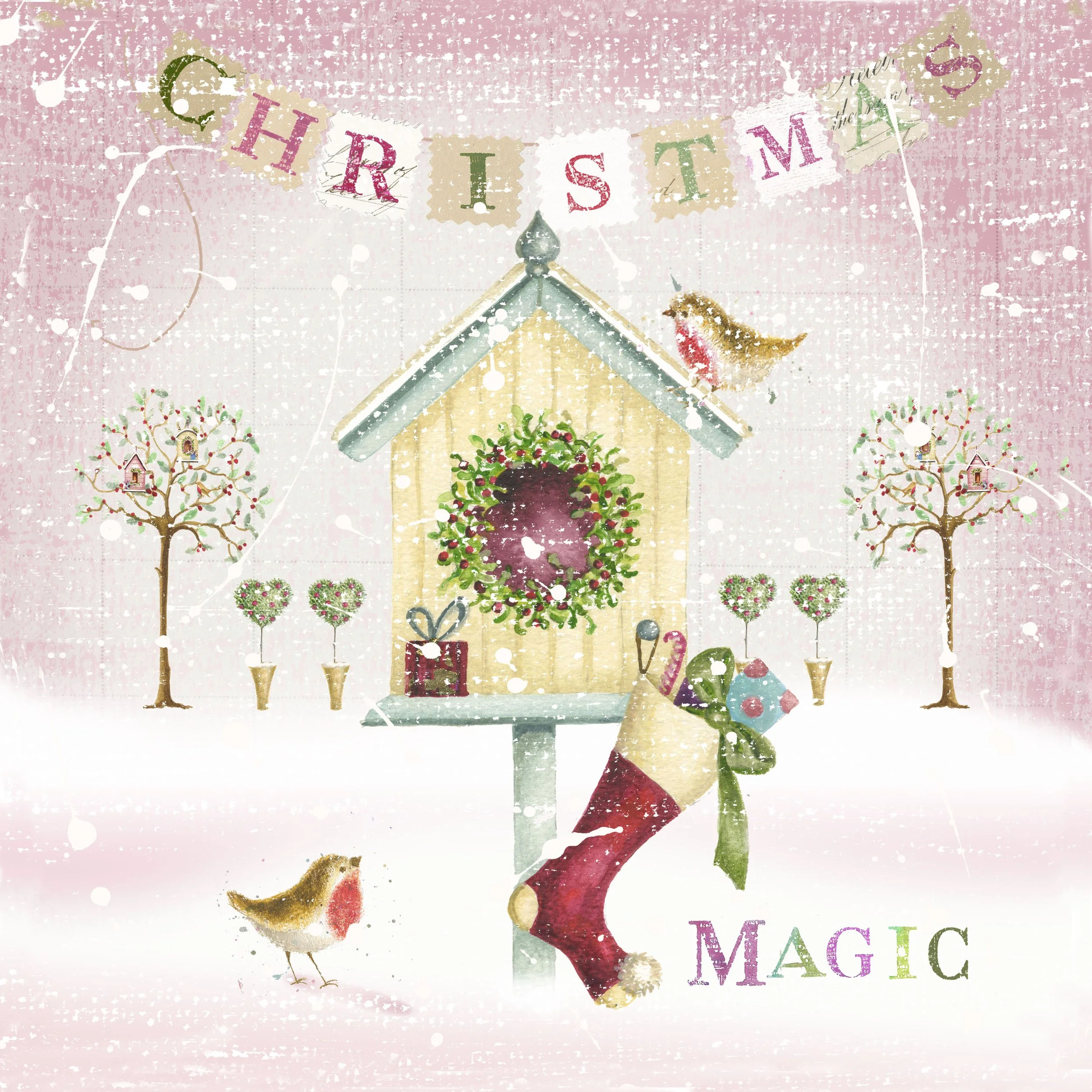 Christmas Magic - Stocking and Robins.jpg