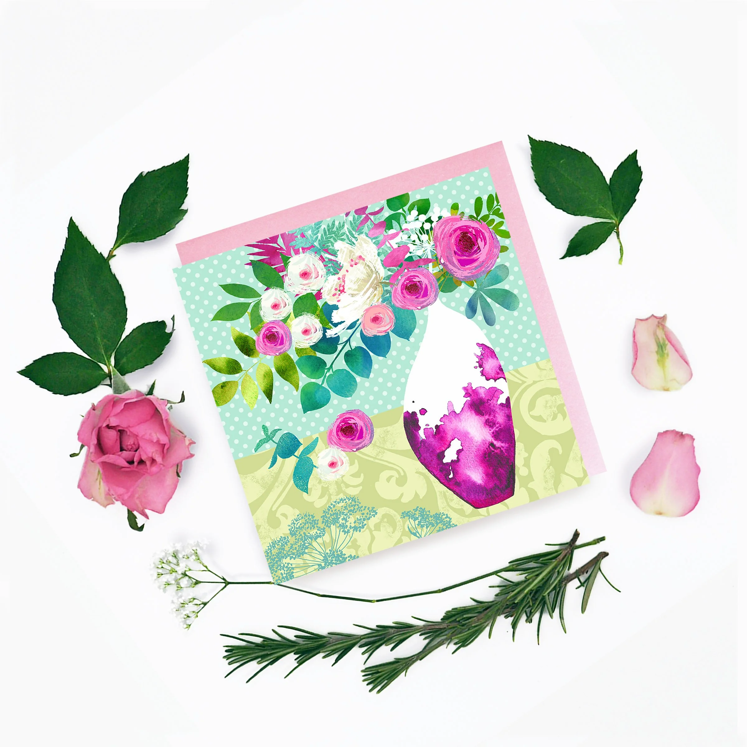 Pink Floral Passion on White Background .jpg