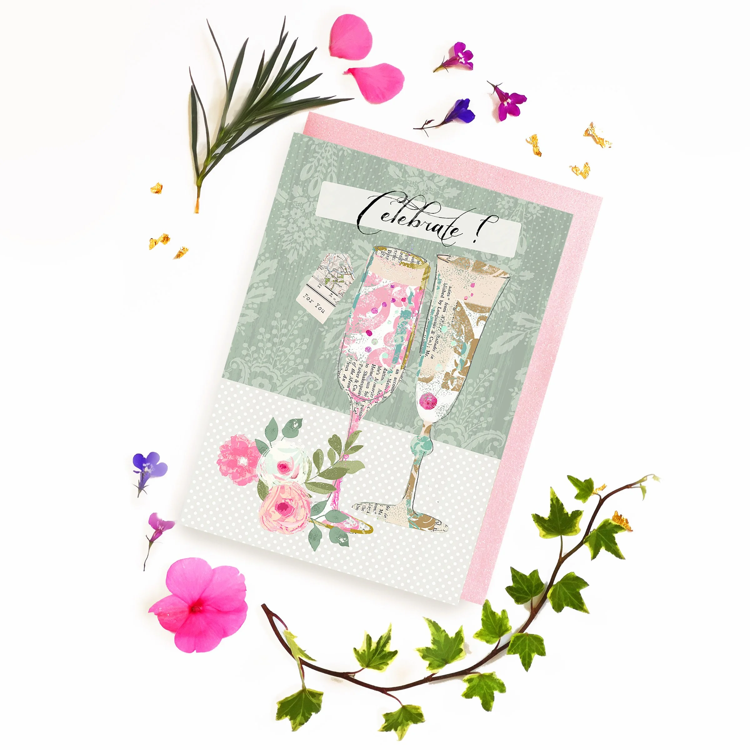 Celebrate - Greetings Card — Nicola Jane Rabbett Fine Art Ltd