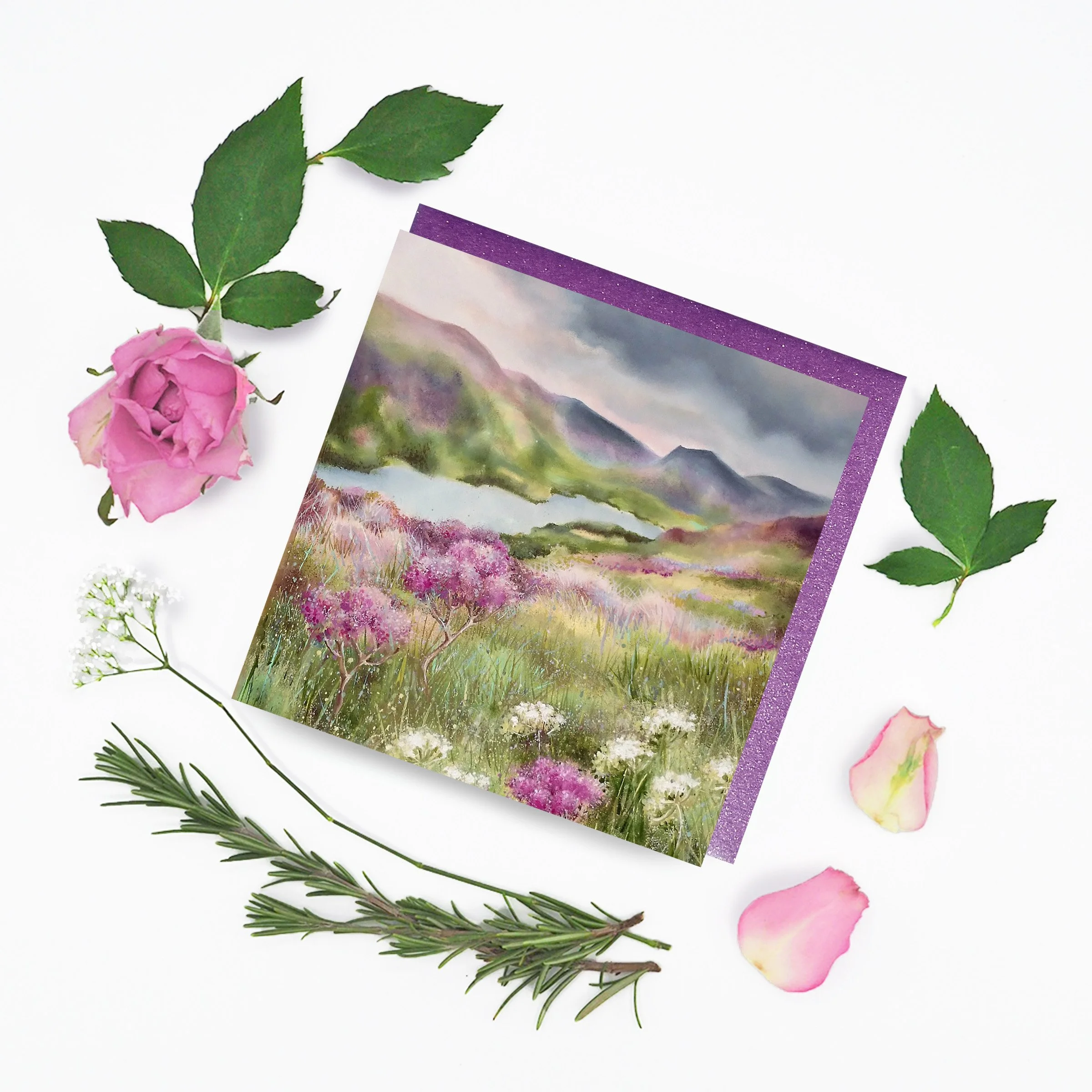 Heather Mist on white background- and blue envelope product photography - Hi Res psd.jpg