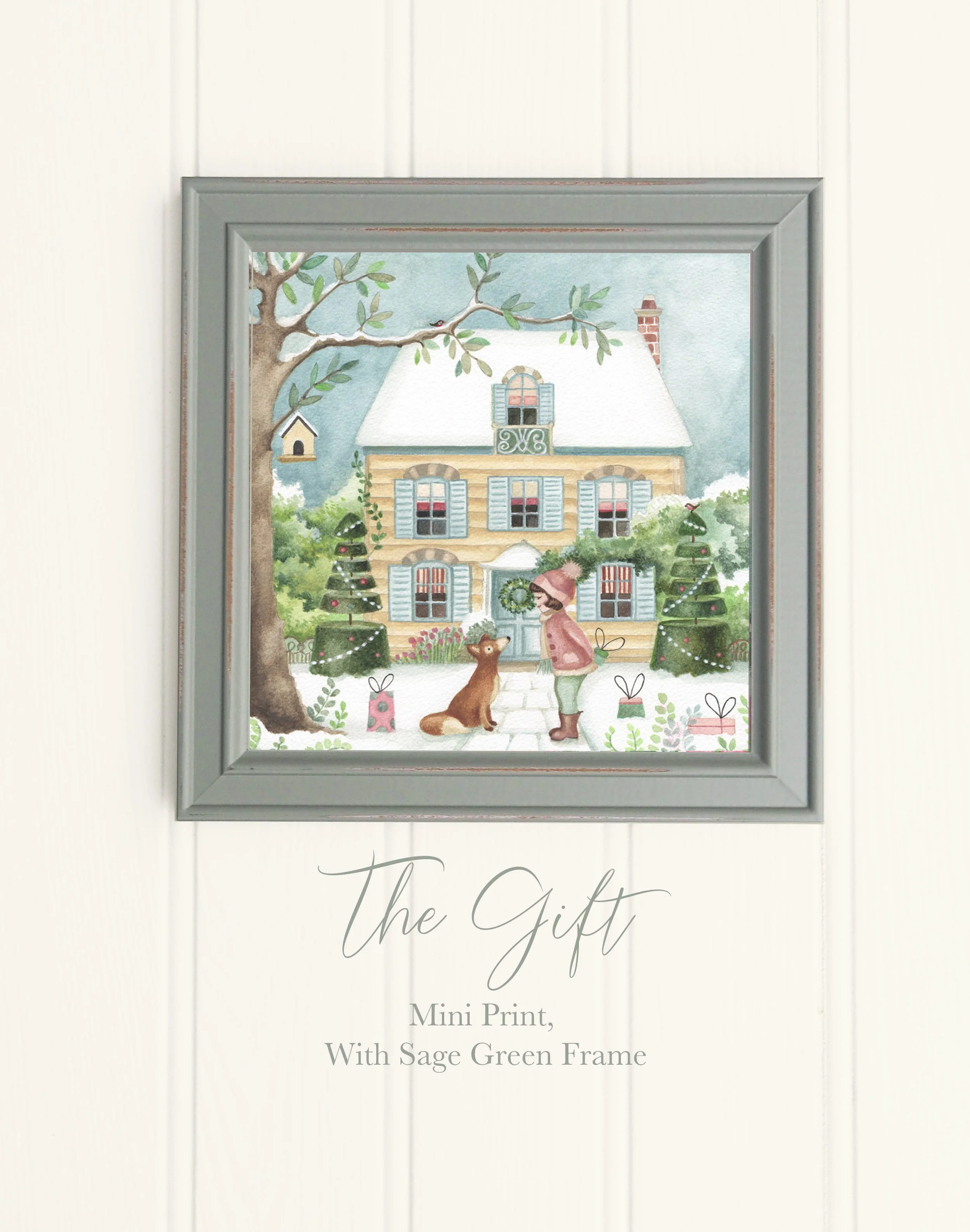 The Gift Mini Print With Sage Frame Version 2 jpg.jpg