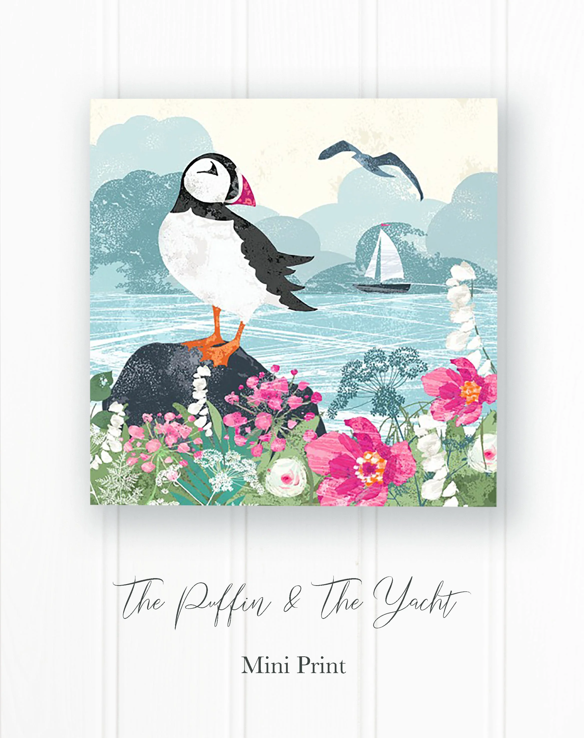 The Puffin & The yacht mini print Without Frame copy.jpg
