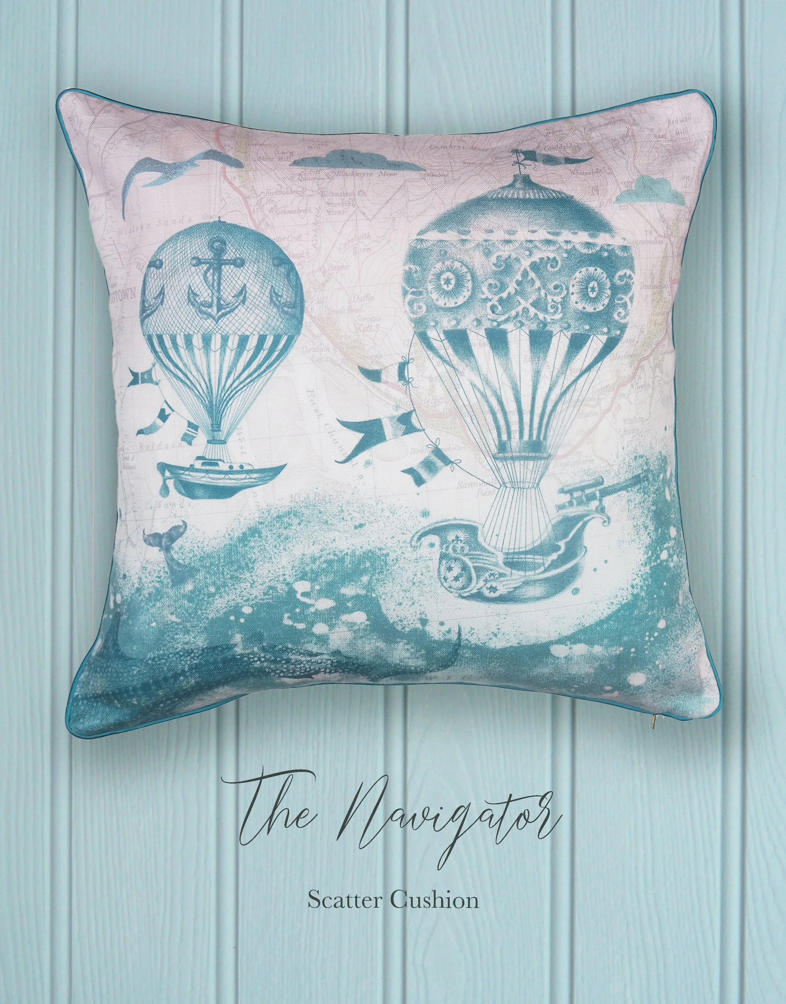 The Navigator Cushion On Blue copy.jpg
