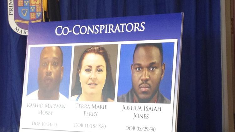 Rashid Marwan Mosby, Terra Marie Perry and Joshua Isaiah Jones face human trafficking charges.(Jessica Anderson)