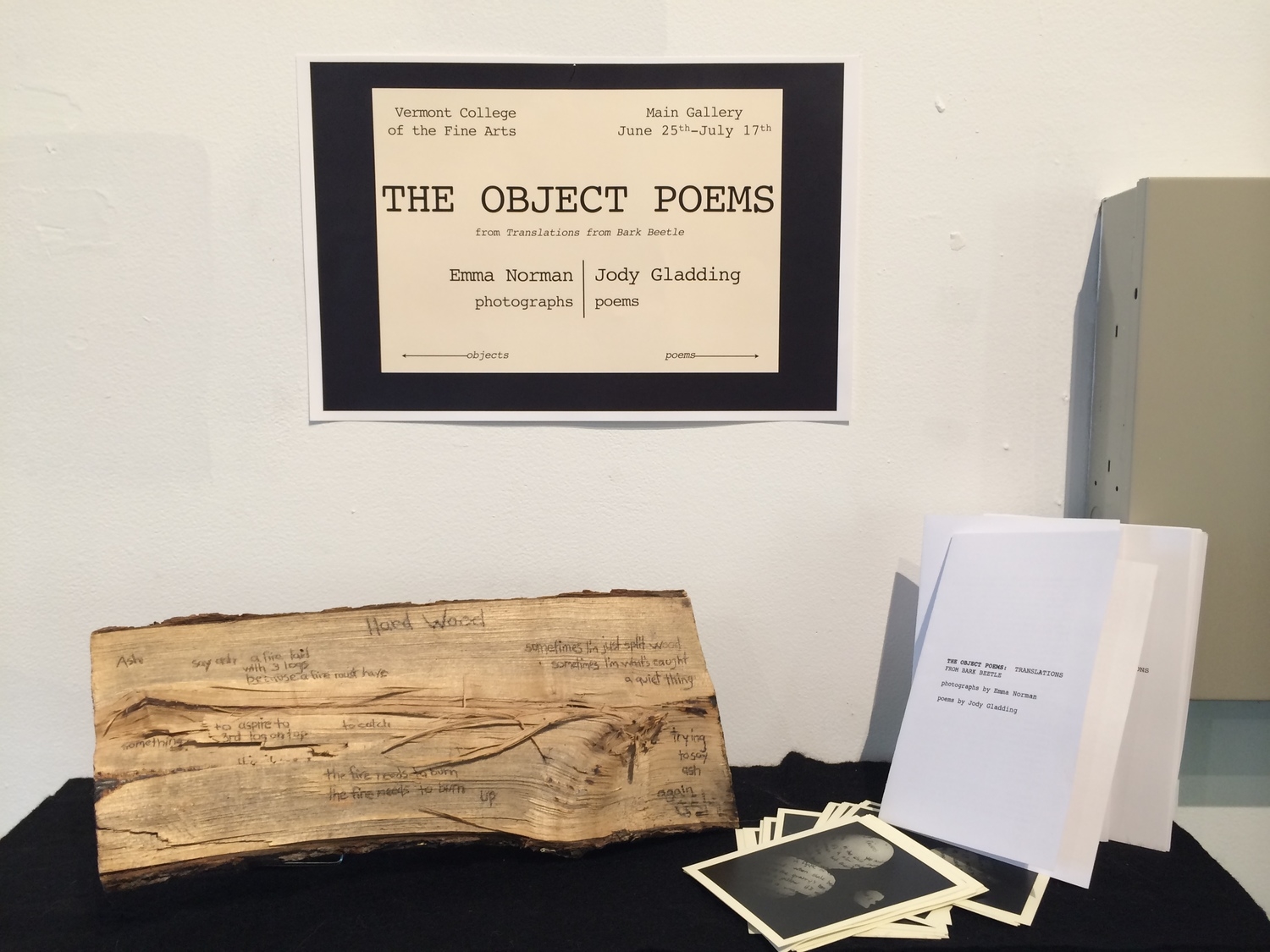   The Object Poems  at Vermont College of the Fine Arts.&nbsp; 