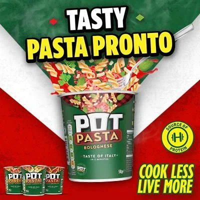 Pot Pasta Bolognese square web banner
