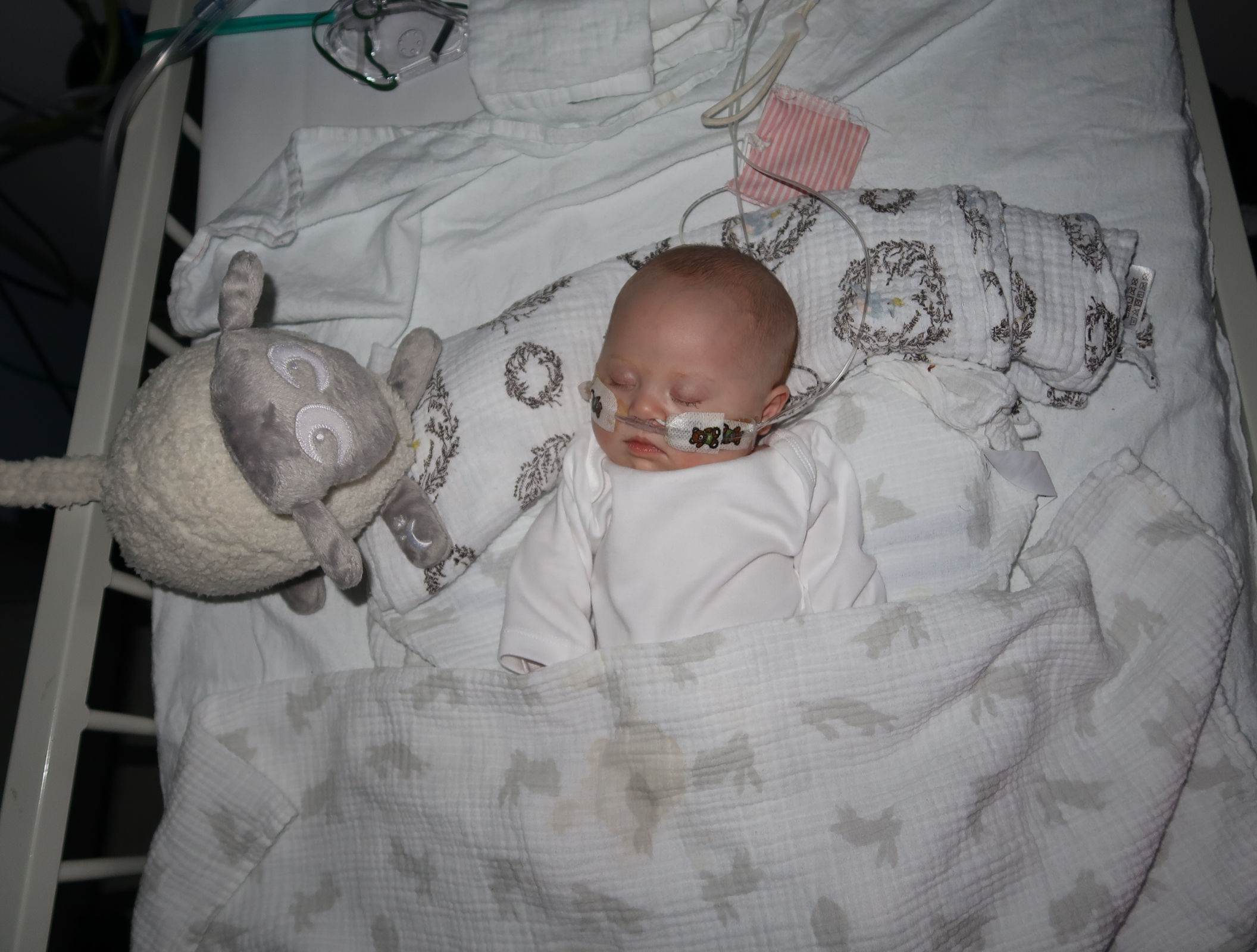 first night back in hospital for our longest stay yet