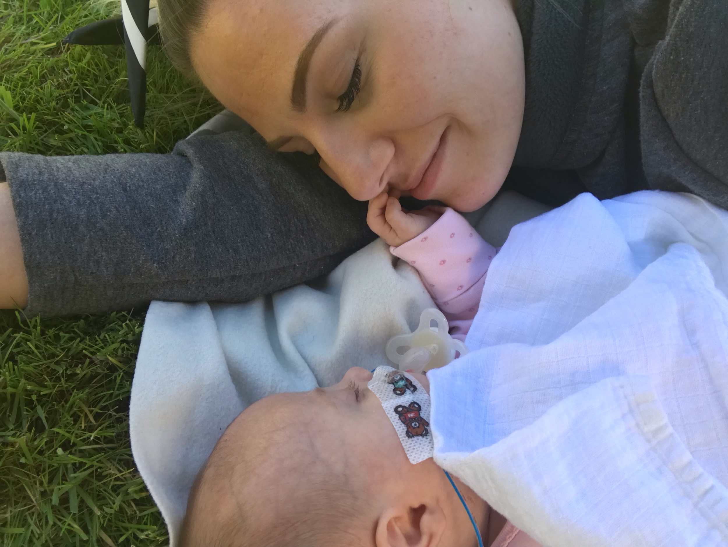 in the garden for the first time, taking a minute just me & Polly listening to the birds chirping with the sun shining down on us. We just stared at each other for about 10 minutes before she went off to sleep and I’ll hold onto that memory forever.